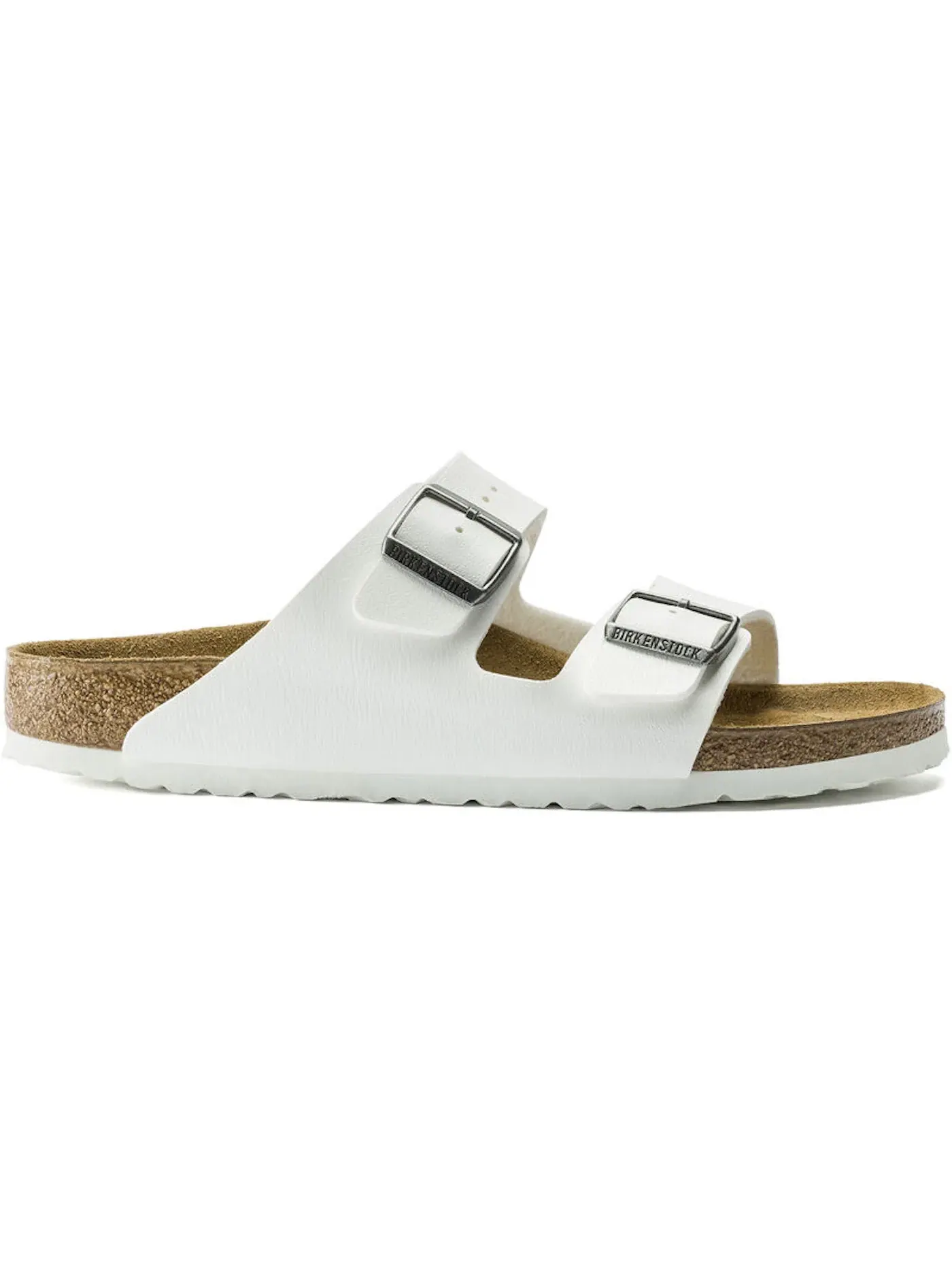 Женские сандалии с двумя ремешками Birkenstock Arizona — изображение 1 из 1, белый