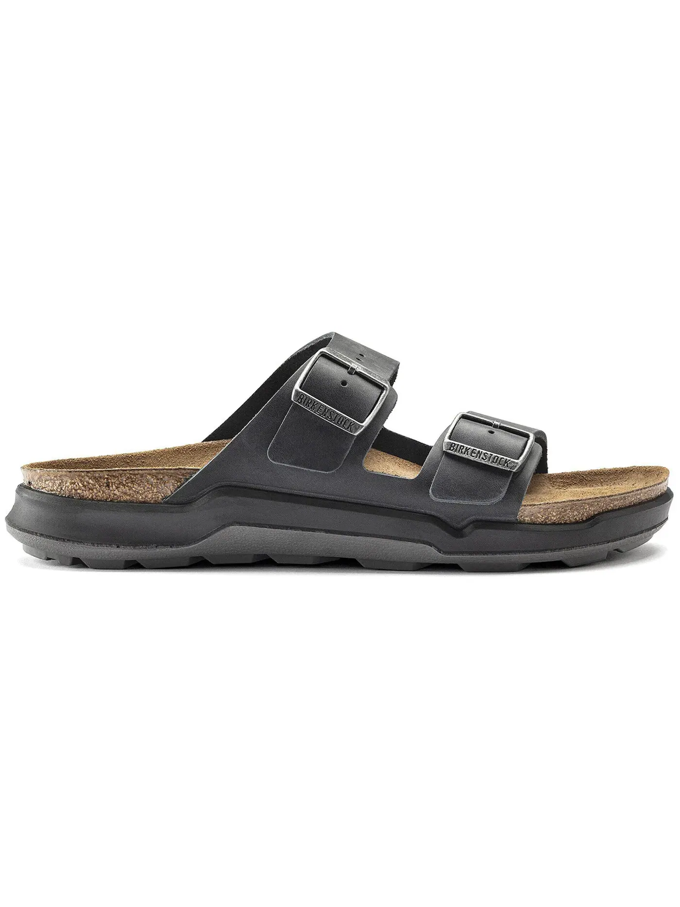 Мужские сандалии Аризона из масляной кожи Birkenstock — изображение 1 из 1, черный