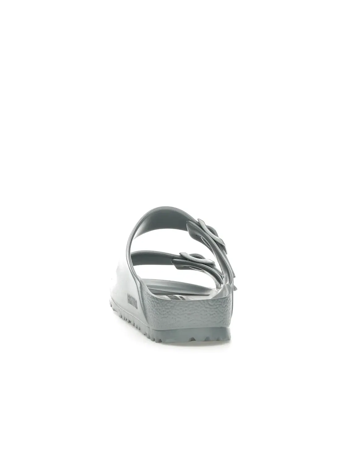 Мужские сандалии-слайды с пряжками Birkenstock Arizona Essentials Eva — изображение 4 из 4, металлик серебристый