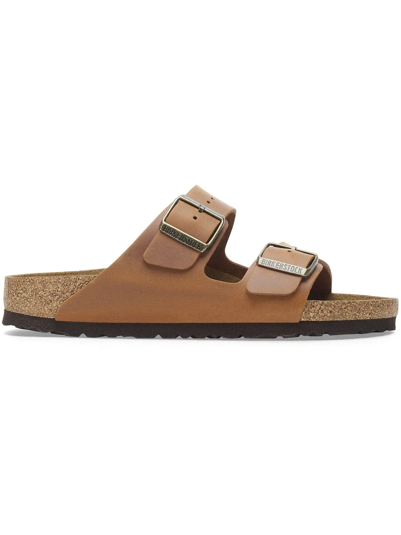 Мужские сандалии из масляной кожи Arizona Birkenstock — изображение 1 из 1, коричневый