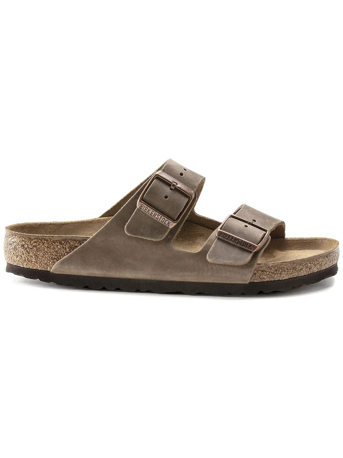 Мужские сандалии с масляной кожи Arizona Birkenstock — изображение 1 из 1, коричневый