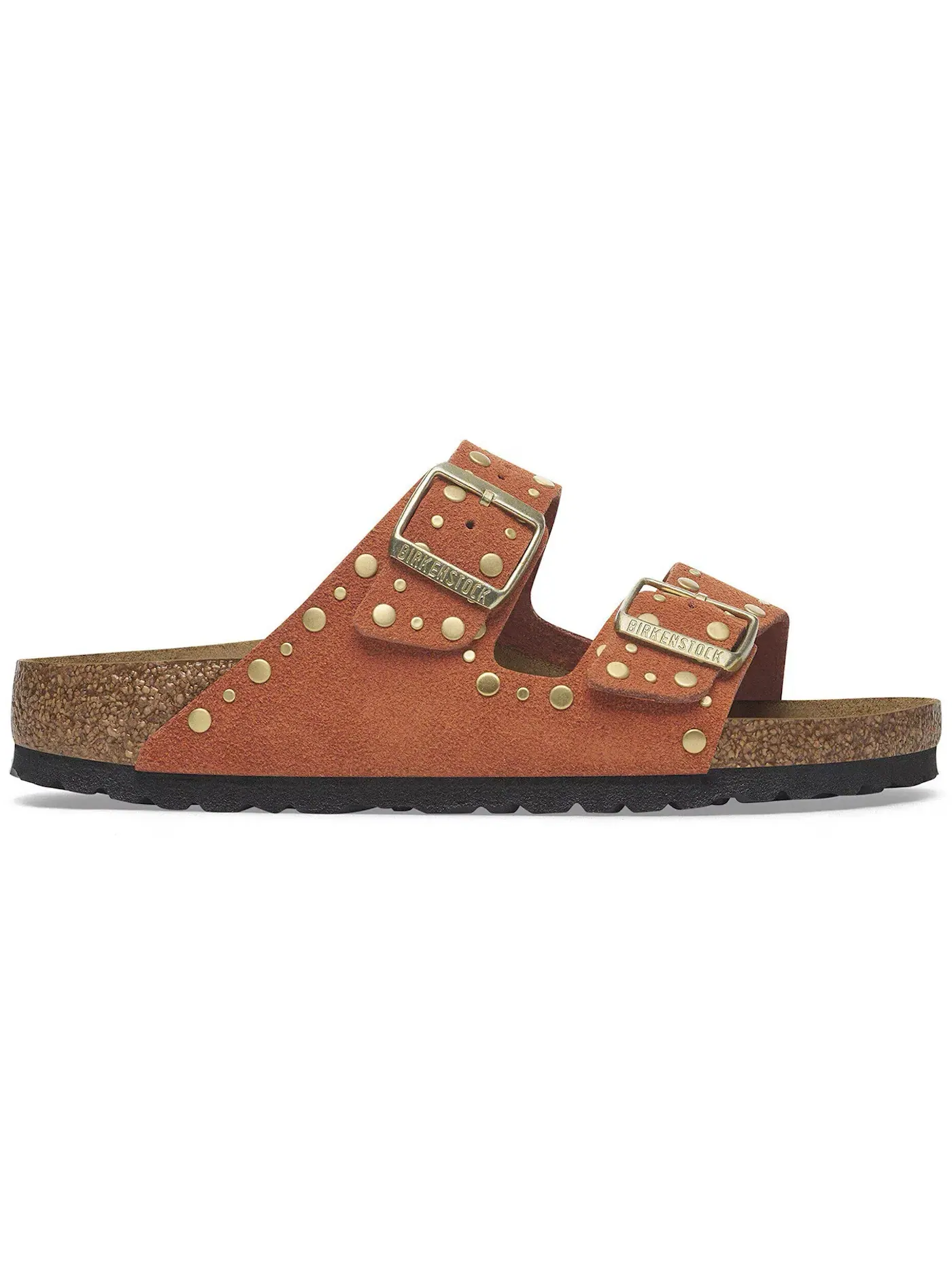 Мужские сандалии на шнуровке Arizona Rivets Suede Birkenstock — изображение 1 из 1, темно-ржавчина