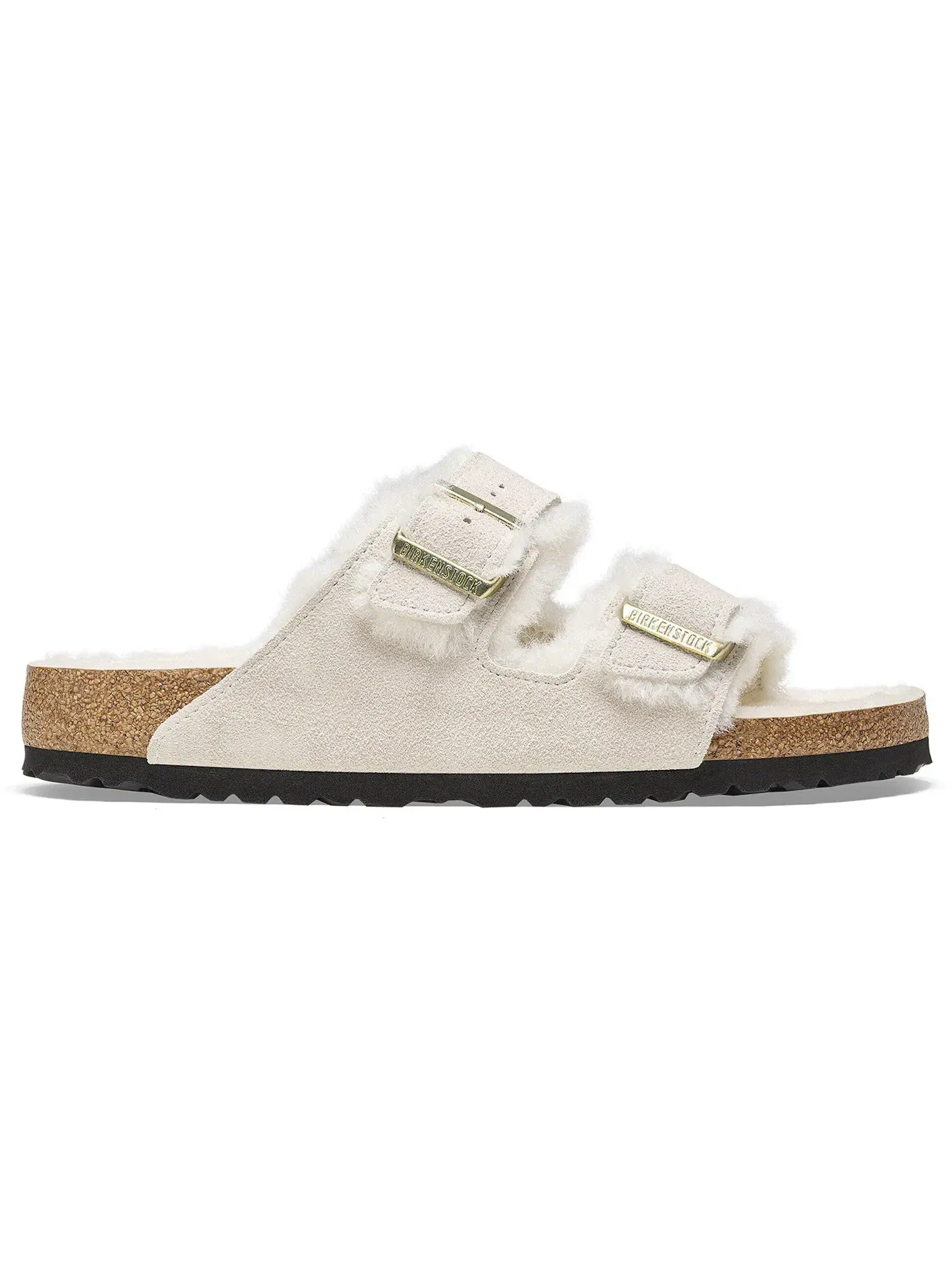 Мужские сандалии-слайды Arizona Shearling Birkenstock — изображение 1 из 1, белый