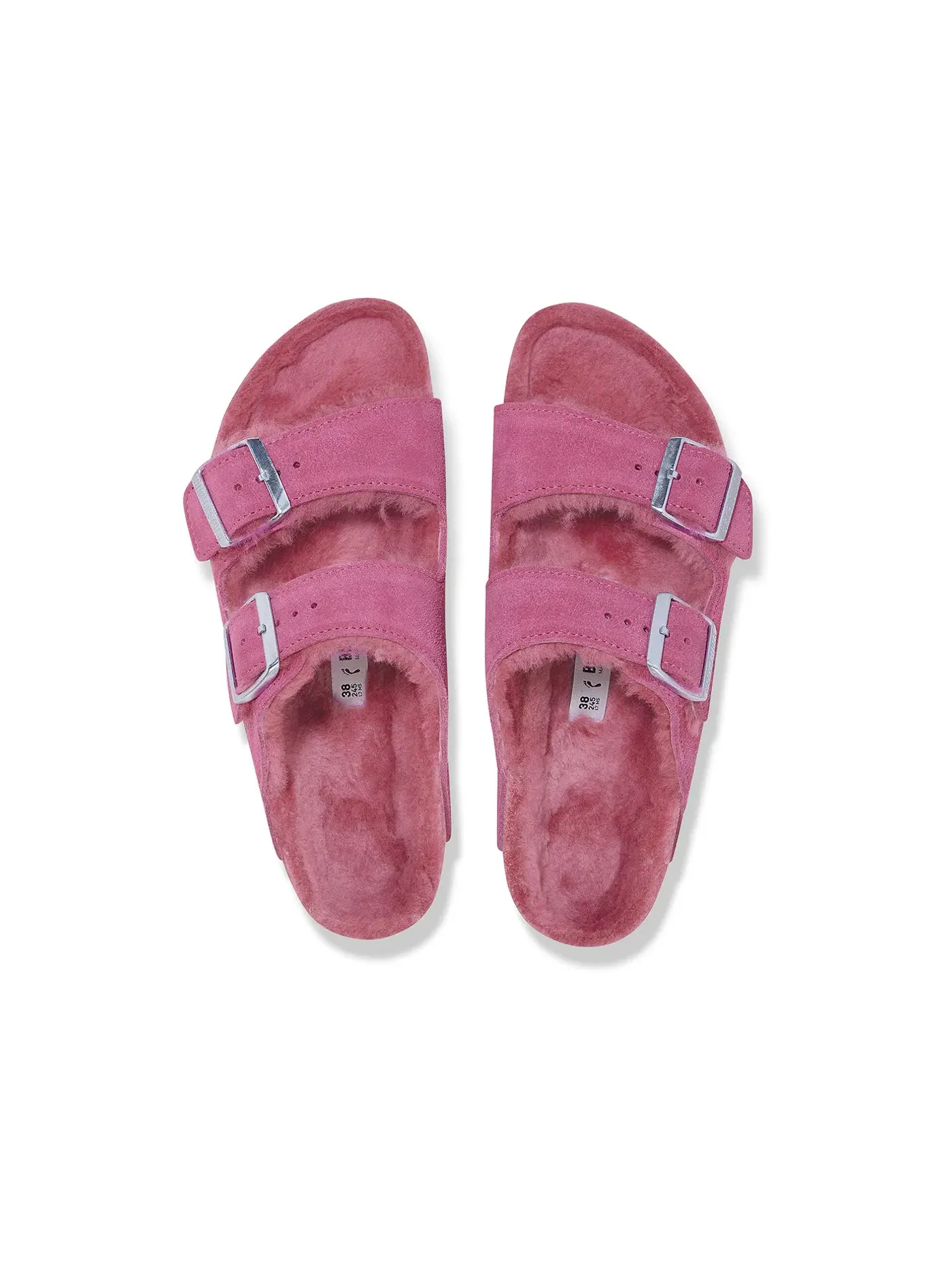 Женские сабо Birkenstock Arizona Shearling, Fuchsia Tulip — изображение 3 из 3