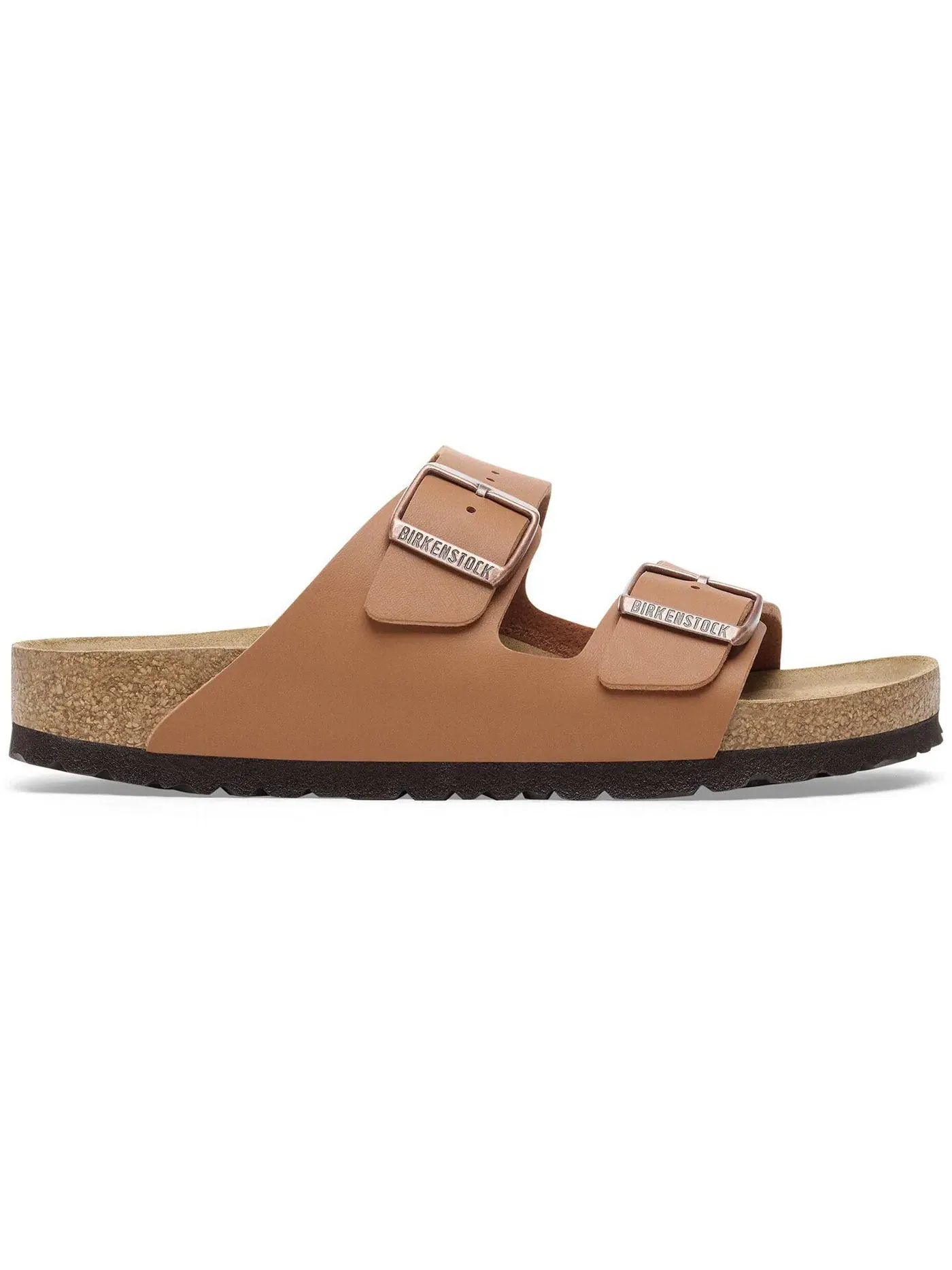 Женские сандалии Birkenstock Arizona Soft Footbed Birko-Flor — изображение 1 из 1, коричневый