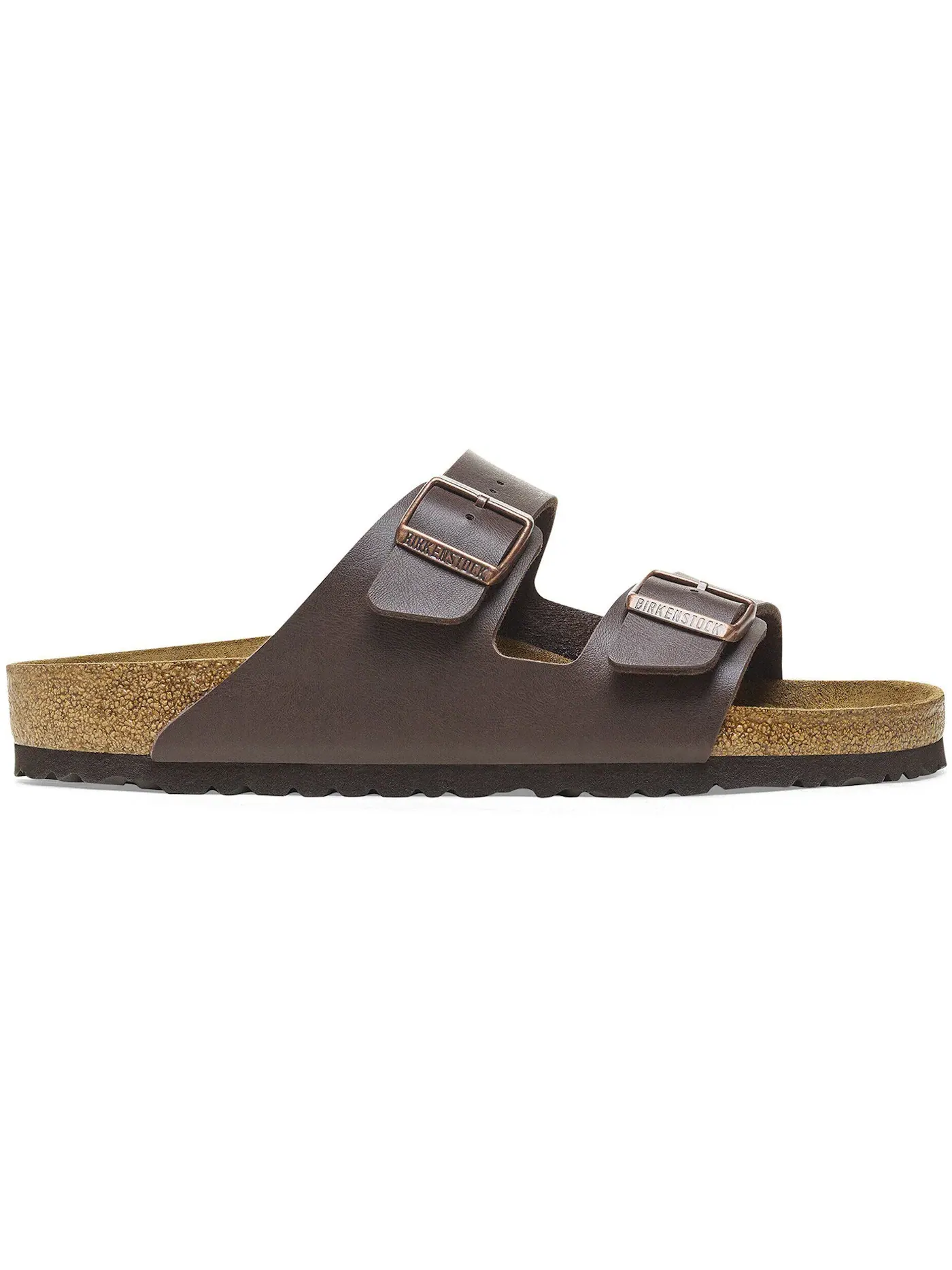 Мужские сандалии Birkenstock Arizona Soft Footbed Birko-Flor — изображение 1 из 1, коричневый