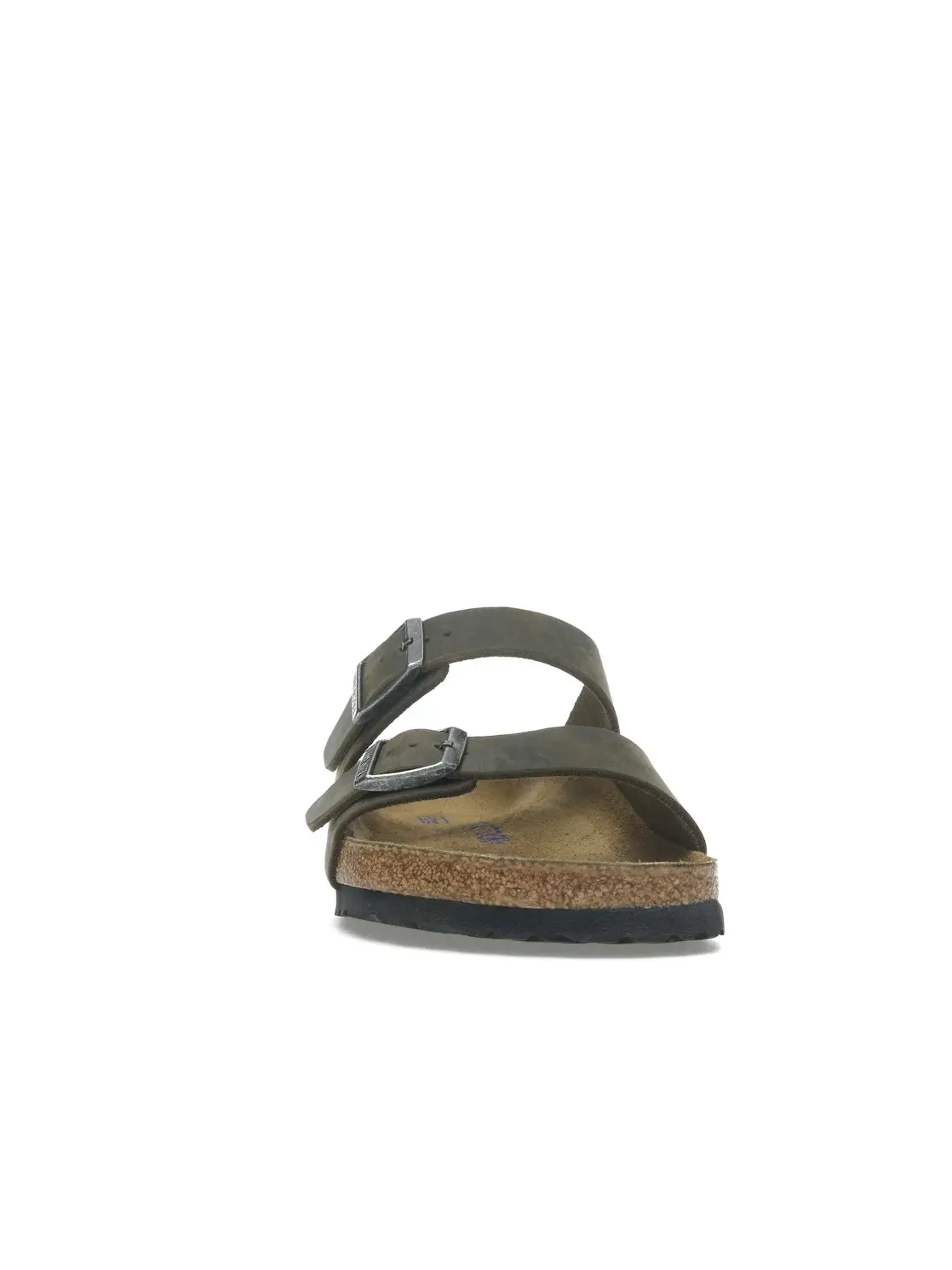 Детские сандалии с мягкой стелькой Birkenstock Arizona Soft Footbed Oiled Leather — изображение 2 из 4, хаки