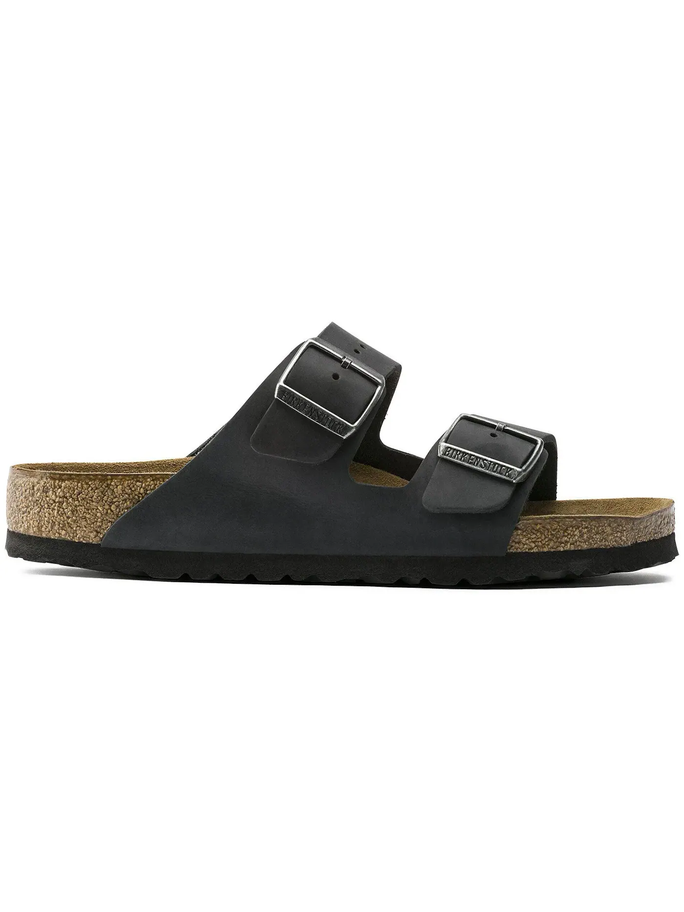 Мужские сандалии на мягкой стельке Birkenstock Arizona Soft Footbed Oiled Leather — изображение 1 из 1, черный
