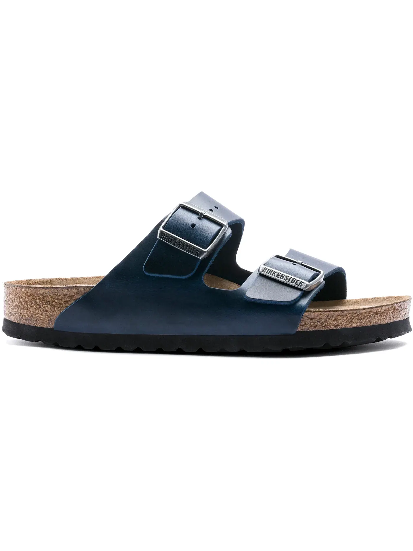 Детские сандалии-слайды Birkenstock Arizona Soft Footbed Oiled Leather — изображение 1 из 1, синий