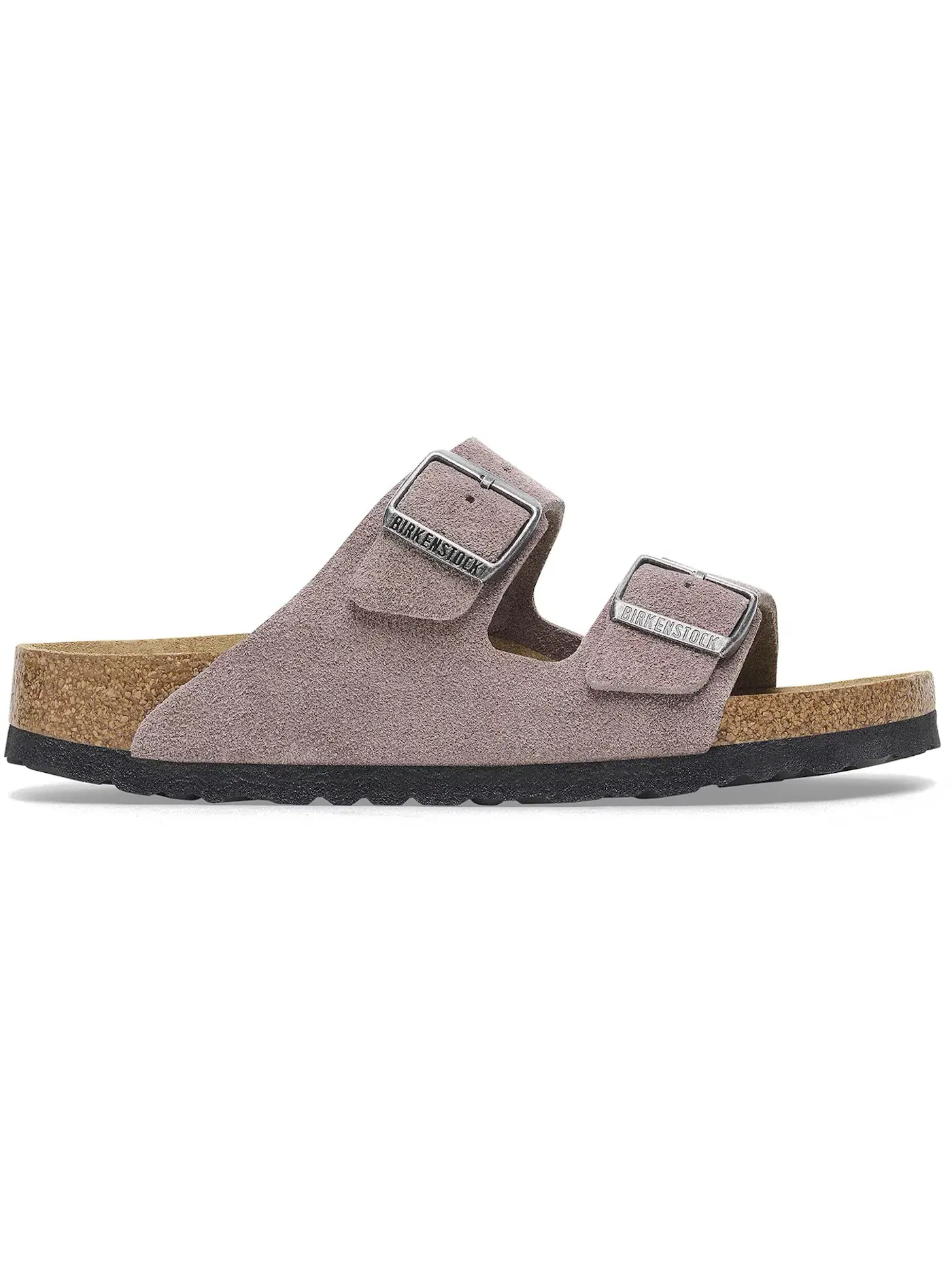 Мужские сандалии на мягкой стельке Birkenstock Arizona Soft Footbed Suede — изображение 1 из 1, фиолетовый