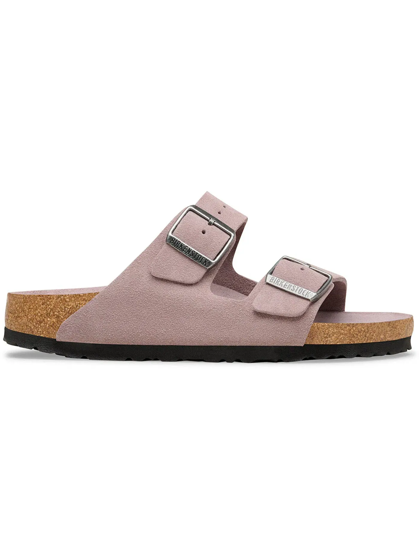 Мужские сандалии с мягкой стелькой Birkenstock Arizona Soft Footbed Suede Leather — изображение 1 из 1, фиолетовый