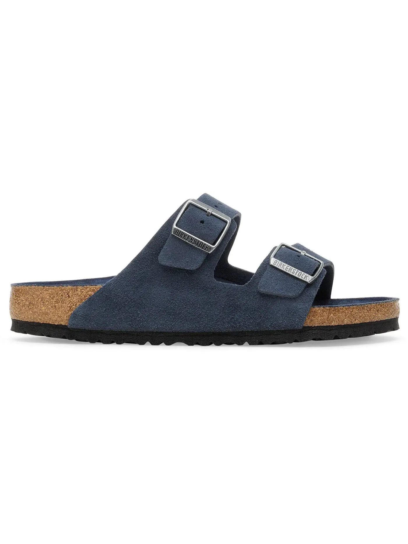 Мужские сандалии с мягкой стелькой Birkenstock Arizona Soft Footbed — изображение 1 из 1, темно-синий
