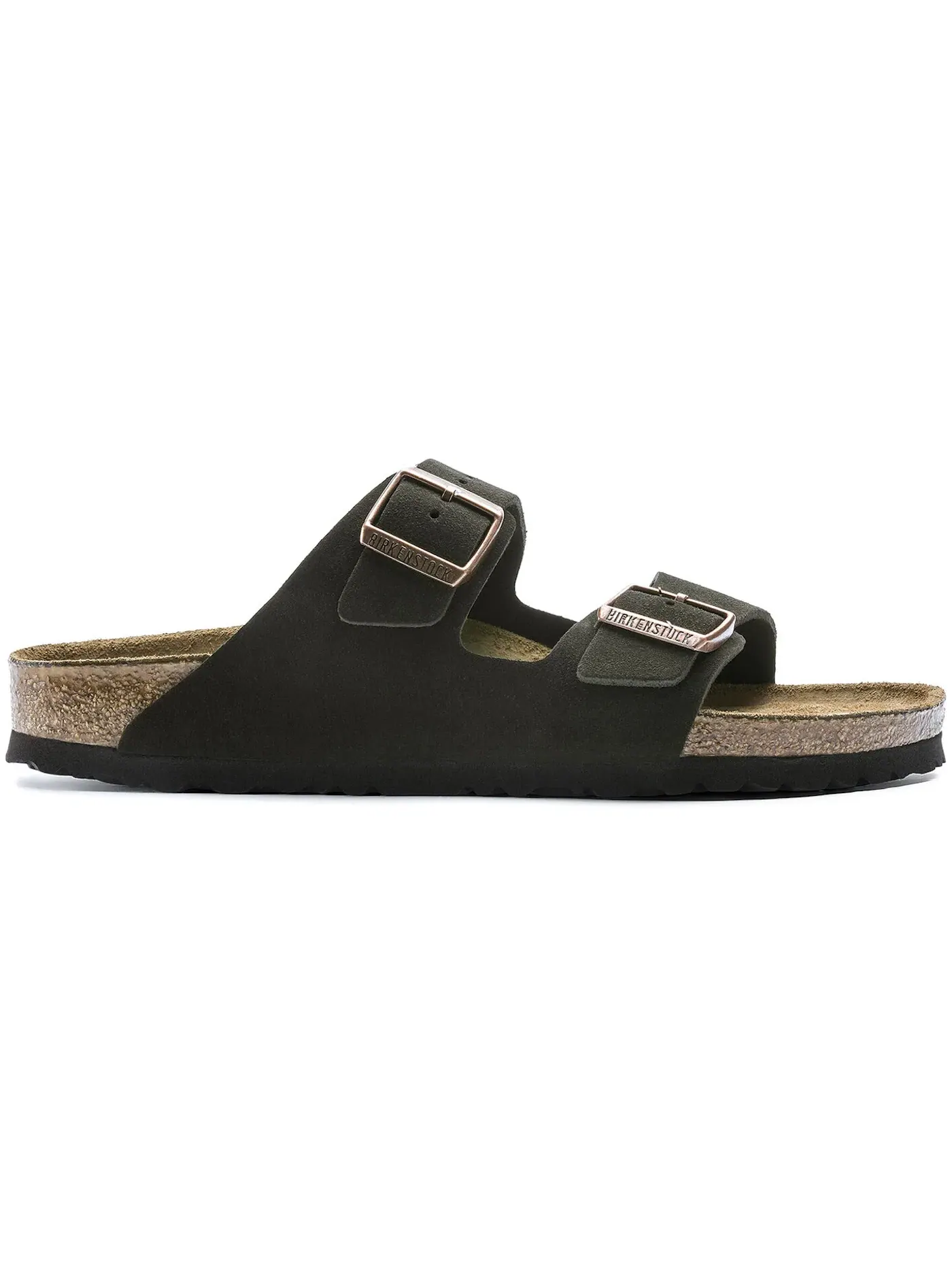 Мужские клоги с мягкой стелькой Birkenstock Arizona Soft Footbed Suede, Mocca — изображение 1 из 3
