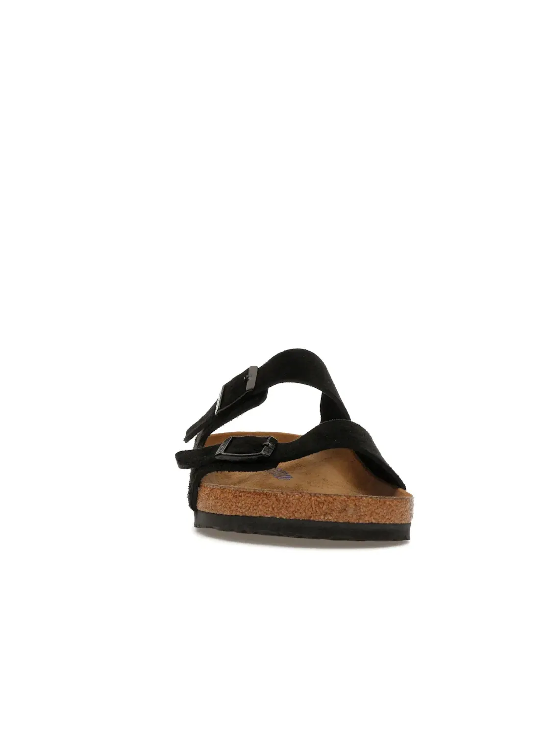 Мужские сандалии с мягкой стелькой Birkenstock Arizona Soft Footbed Suede — изображение 2 из 4, черный