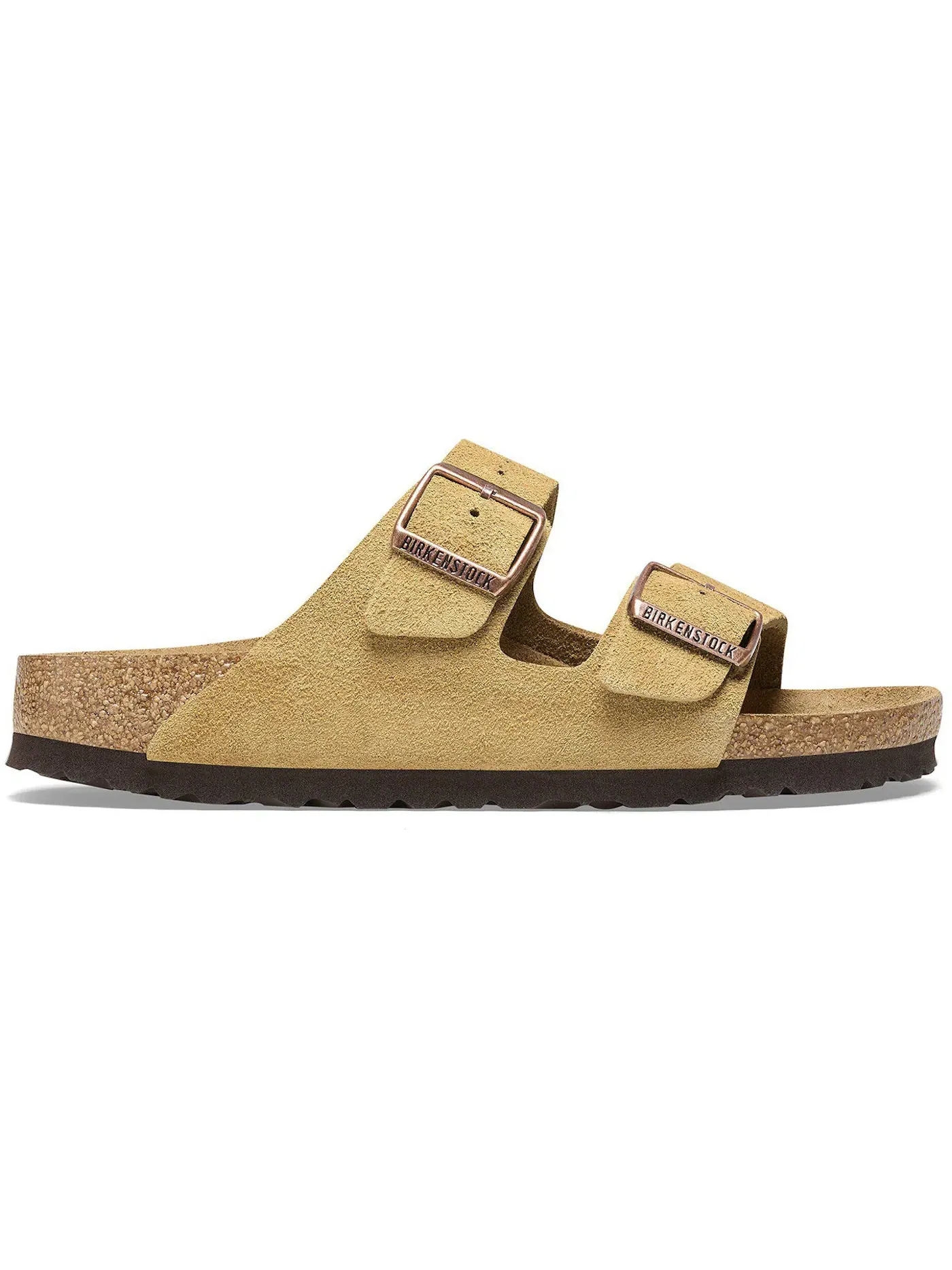 Мужские сандалии из замши Arizona Birkenstock — изображение 1 из 1, кремовый