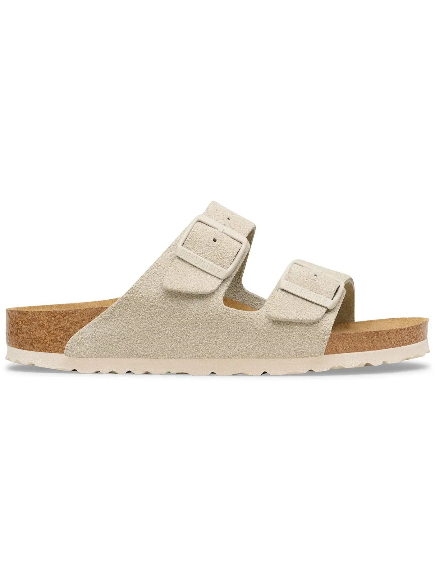 Мужские сандалии с регулируемыми ремнями Birkenstock Arizona Suede Leather — изображение 1 из 1, устрица