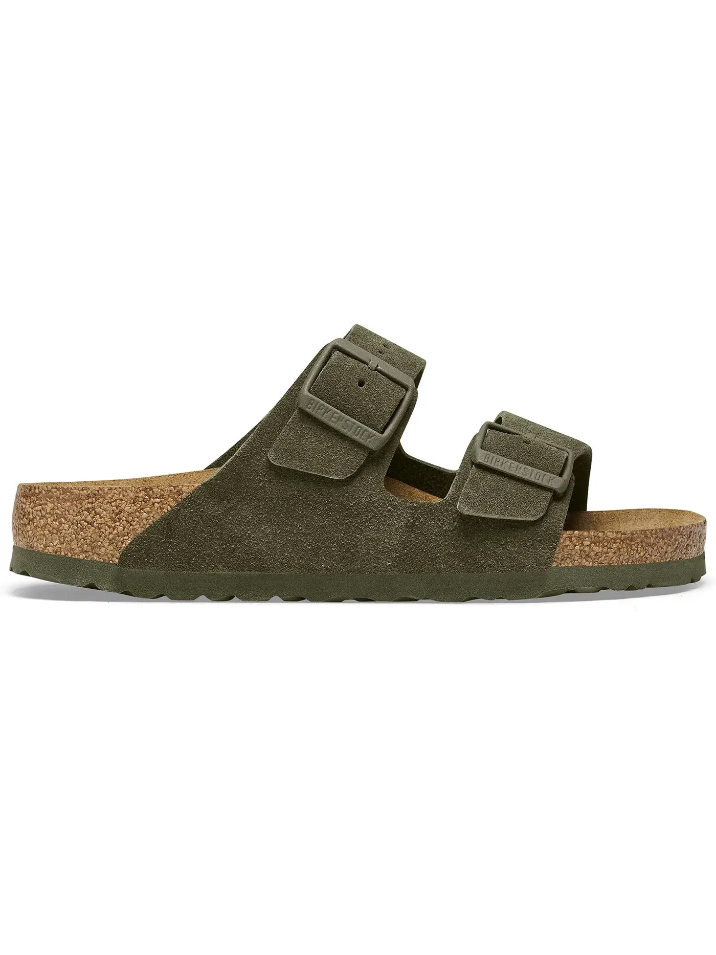 Мужские сандалии из замши Arizona Suede Birkenstock — изображение 1 из 3, тимьян