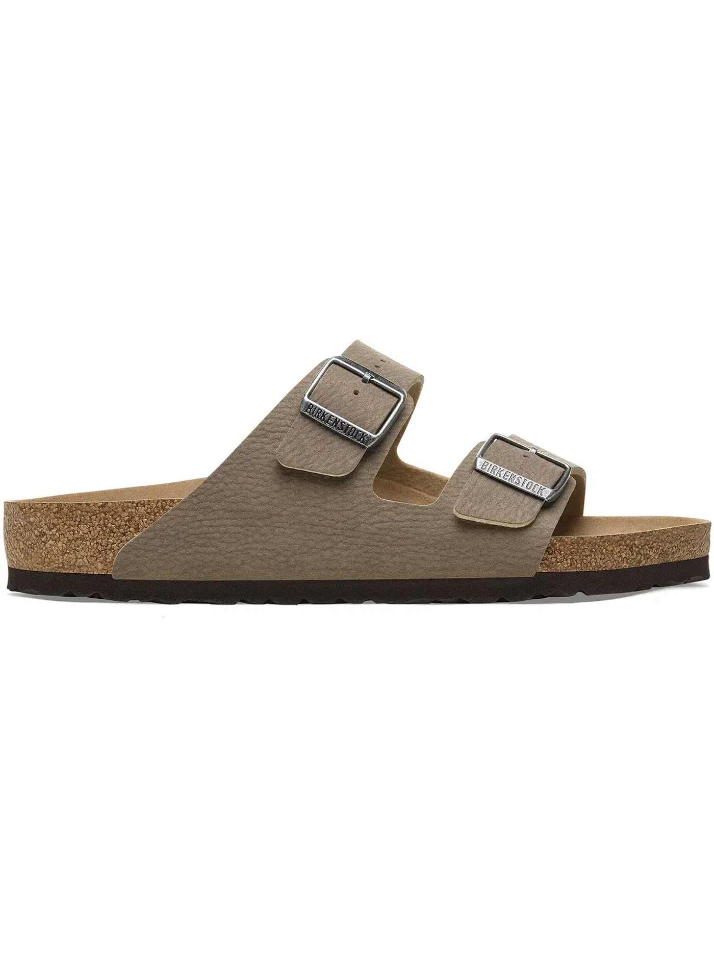 Мужские сандалии без каблука Birkenstock Arizona Vegan — изображение 1 из 1, серый