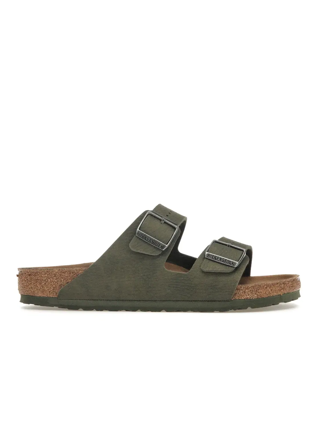 Мужские сандалии с регулируемыми ремнями Birkenstock Arizona Vegan, Desert Dust Thyme — изображение 1 из 4
