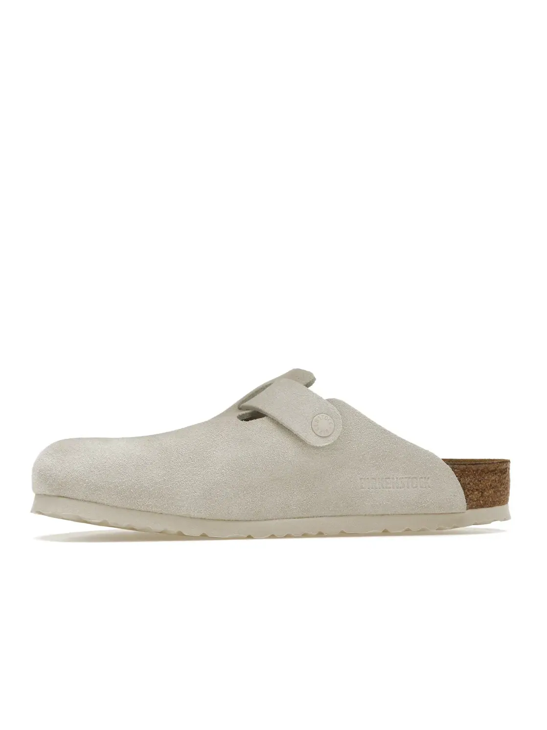 Мужские сабо с регулируемым ремешком Birkenstock Boston — изображение 3 из 4, белый