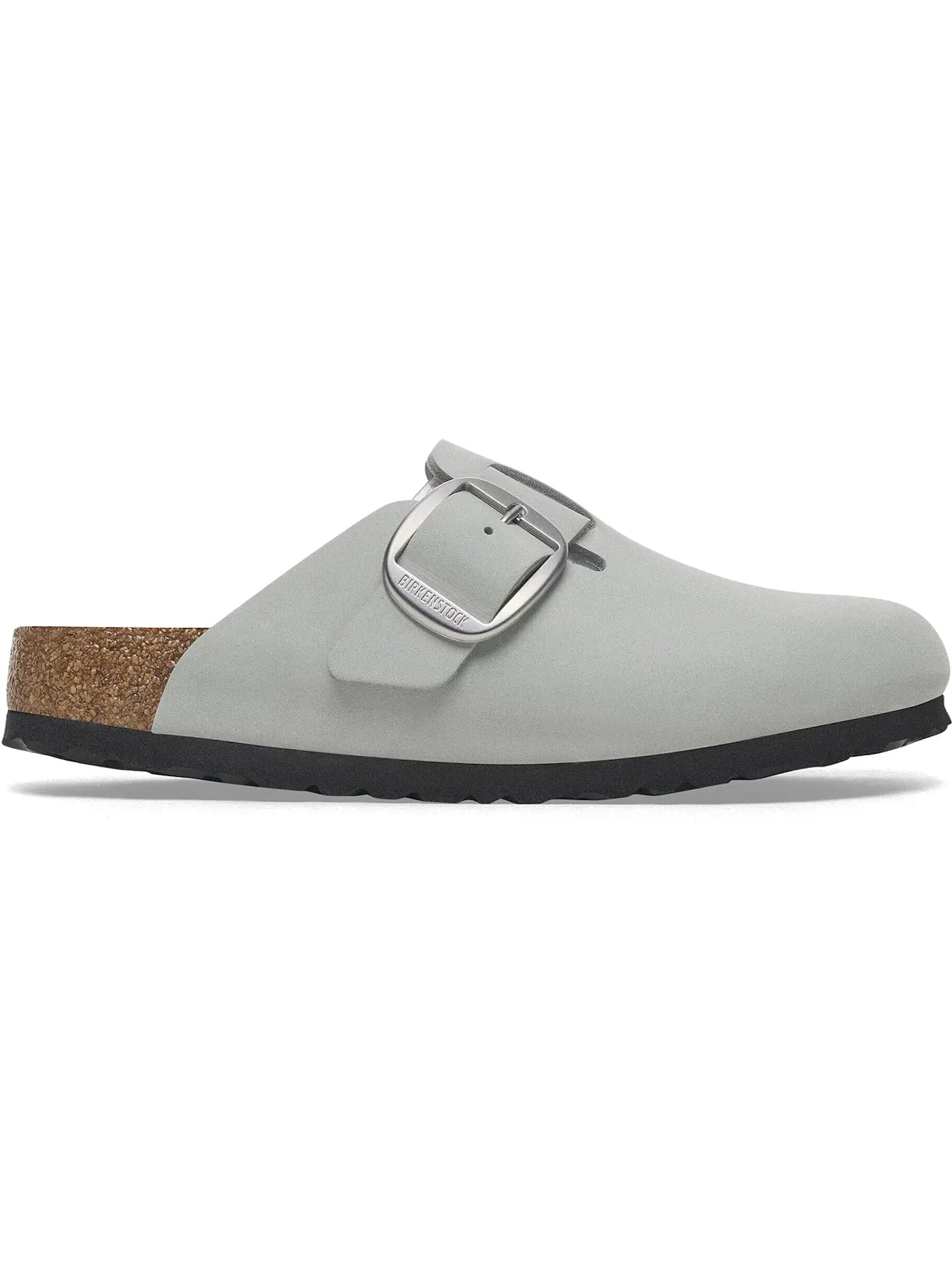 Мужские сандалии с пряжкой Birkenstock Boston Big Buckle Nubuck, Pure Sage — изображение 1 из 1