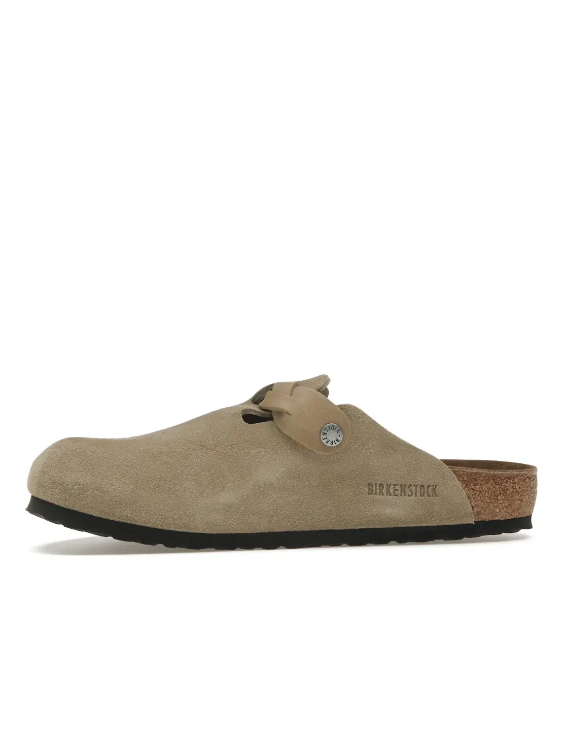 Мужские клоги Birkenstock Boston Braided Suede — изображение 3 из 4, тауп