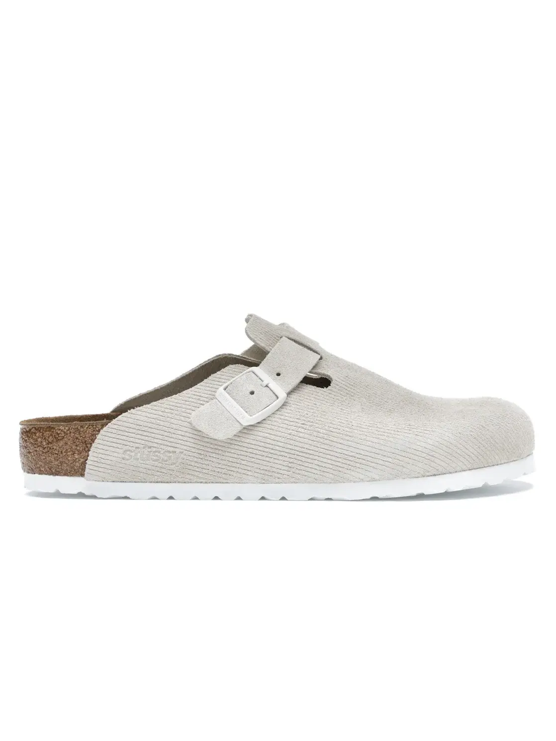 Мужские сабо из замши Stussy Bone Birkenstock