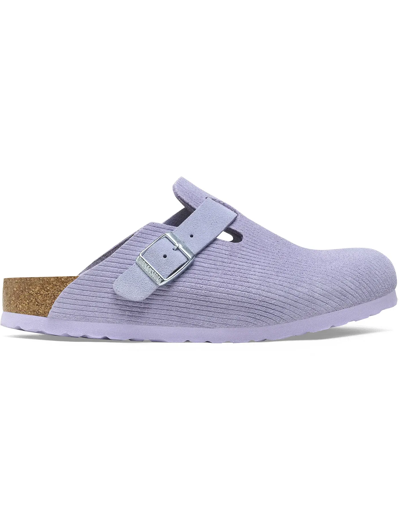 Детские сабо Birkenstock Boston Embossed Corduroy — изображение 1 из 1, фиолетовый