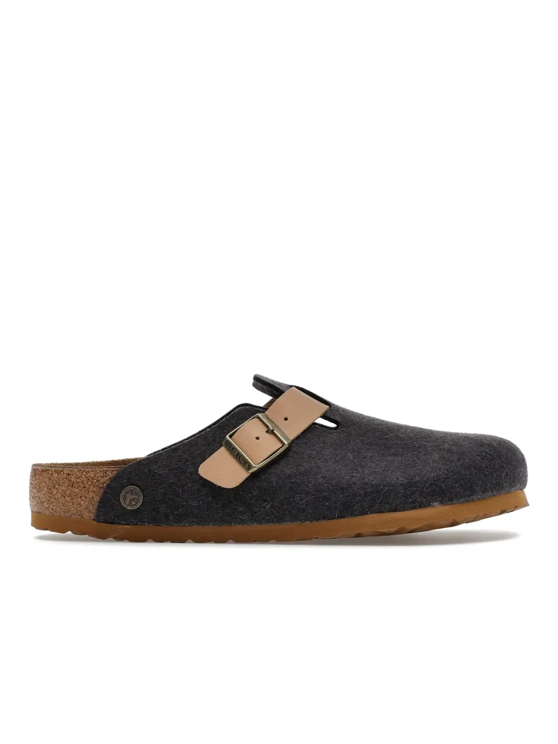 Мужские сандалии-сабо из фетра Boston Felt Birkenstock — изображение 1 из 4, серый