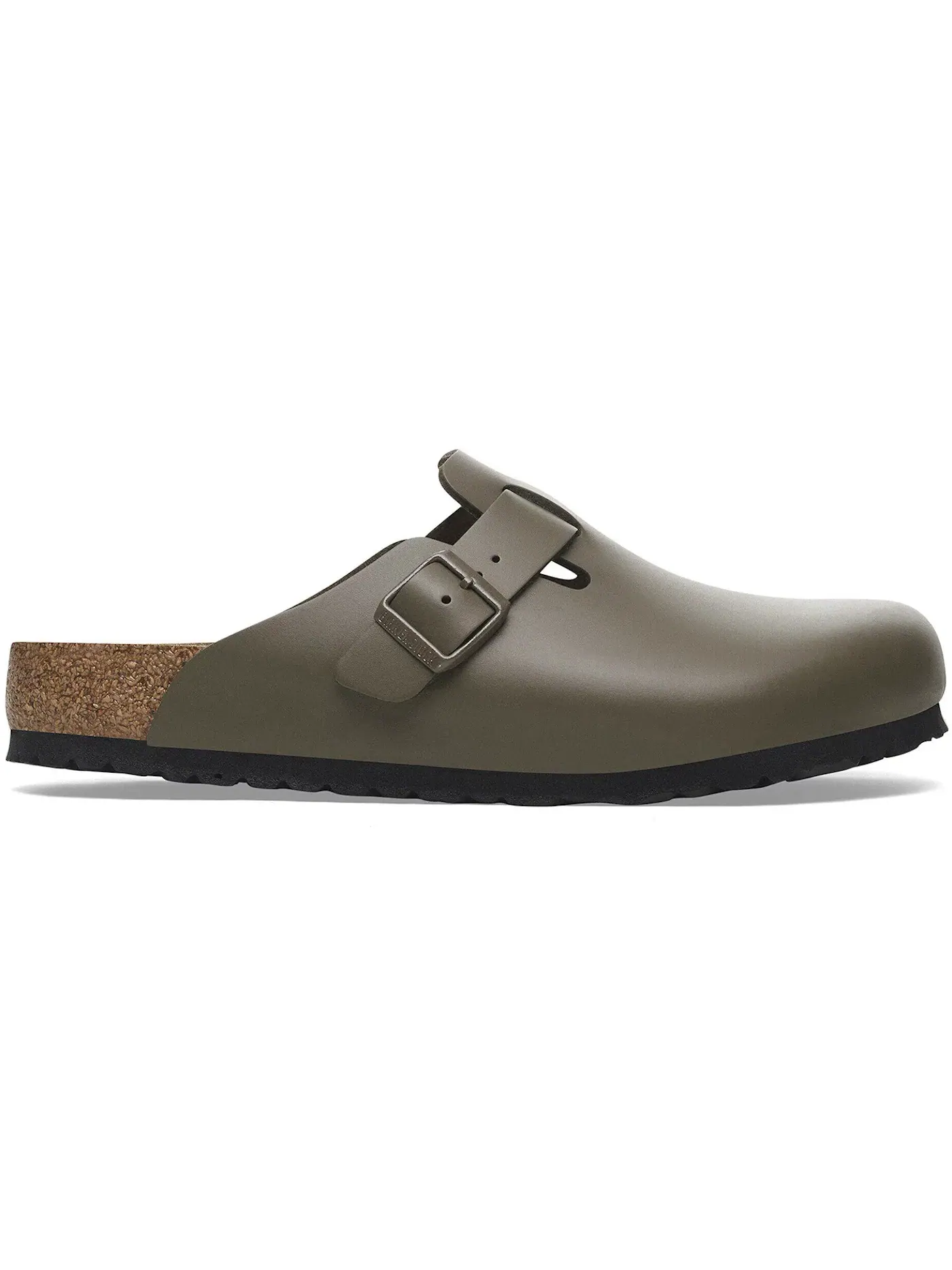 Мужские сандалии с закрытым носом Birkenstock Boston Natural Leather — изображение 1 из 1, серый