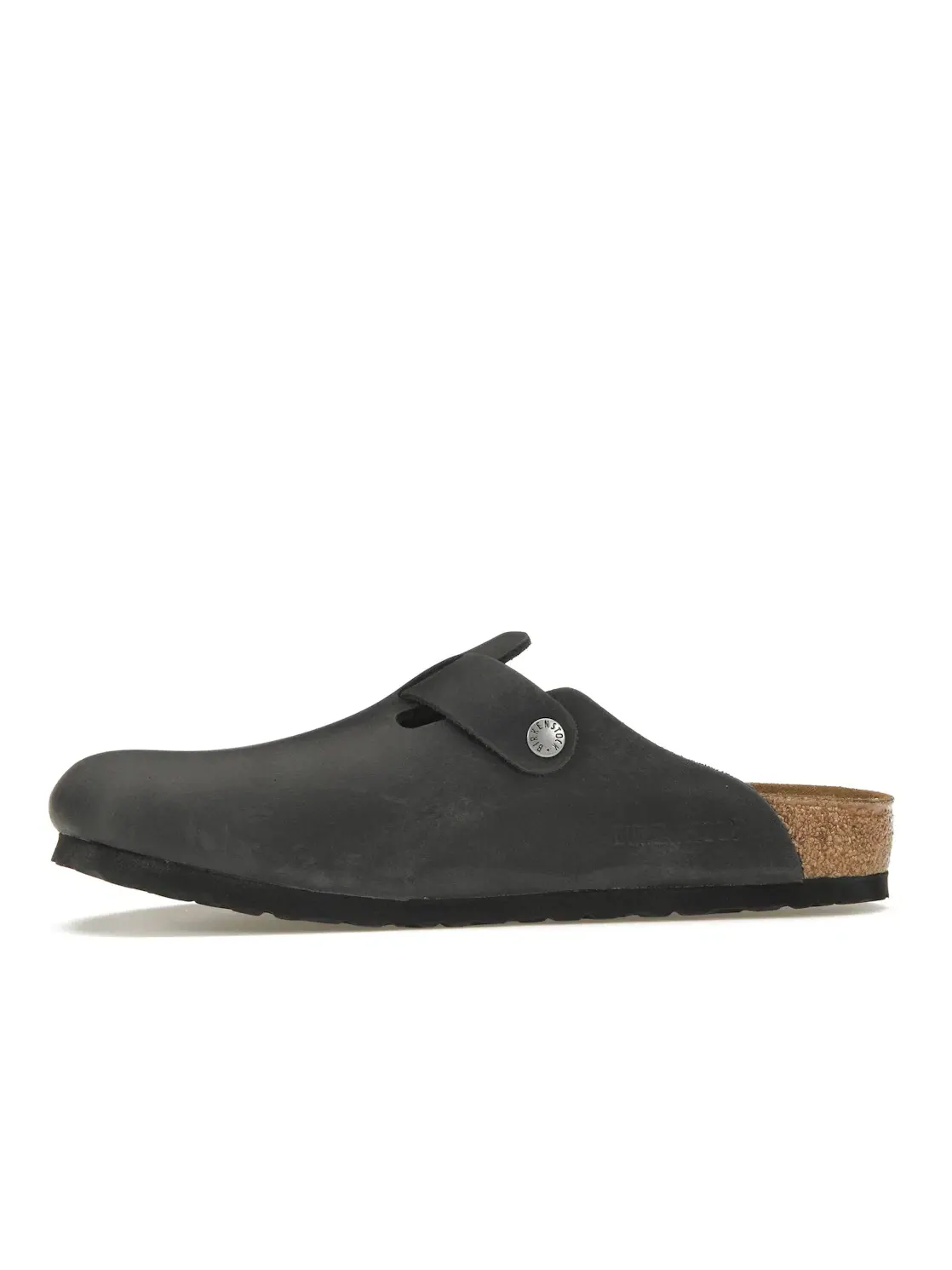 Мужские клоги Birkenstock Boston Oiled Leather Birkenstock — изображение 3 из 4, черный