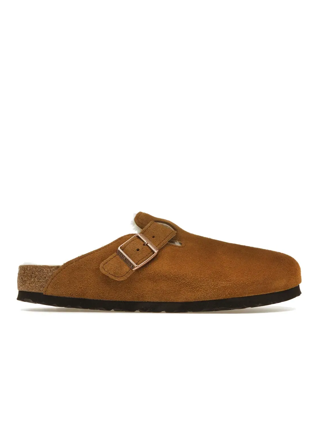 Мужские сабо с мехом Birkenstock Boston Shearling