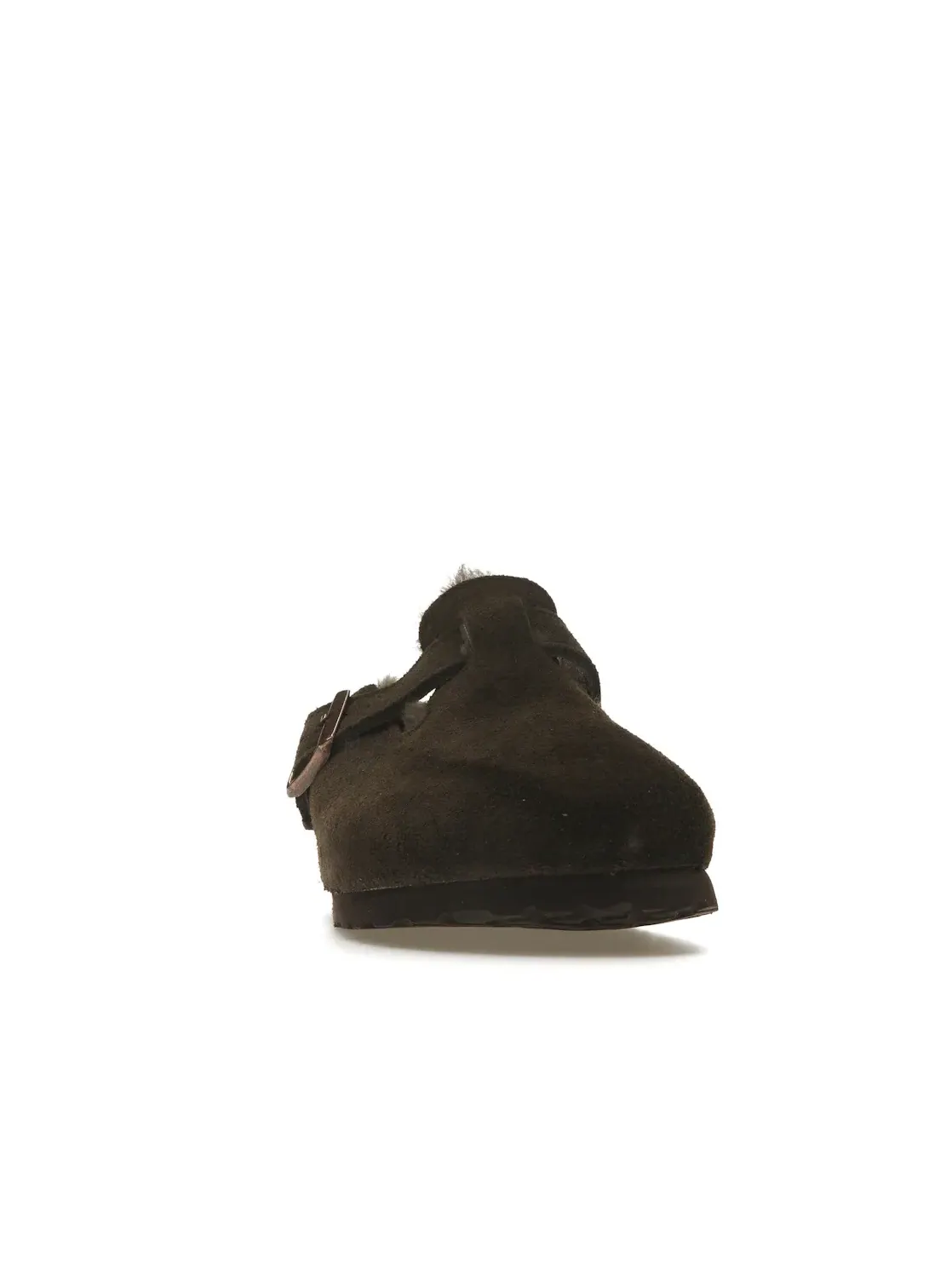 Женские сабо из овчины Birkenstock Boston Shearling — изображение 2 из 4, коричневый