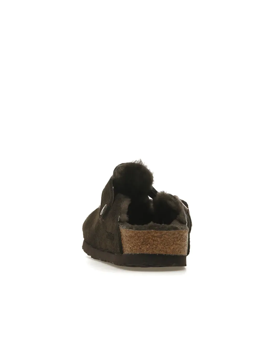 Женские сабо из овчины Birkenstock Boston Shearling — изображение 4 из 4, коричневый