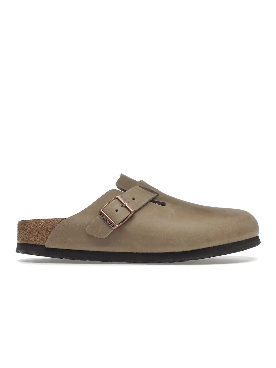 Детские клоги Boston Soft Footbed с масляной кожи Birkenstock — изображение 1 из 4, коричневый