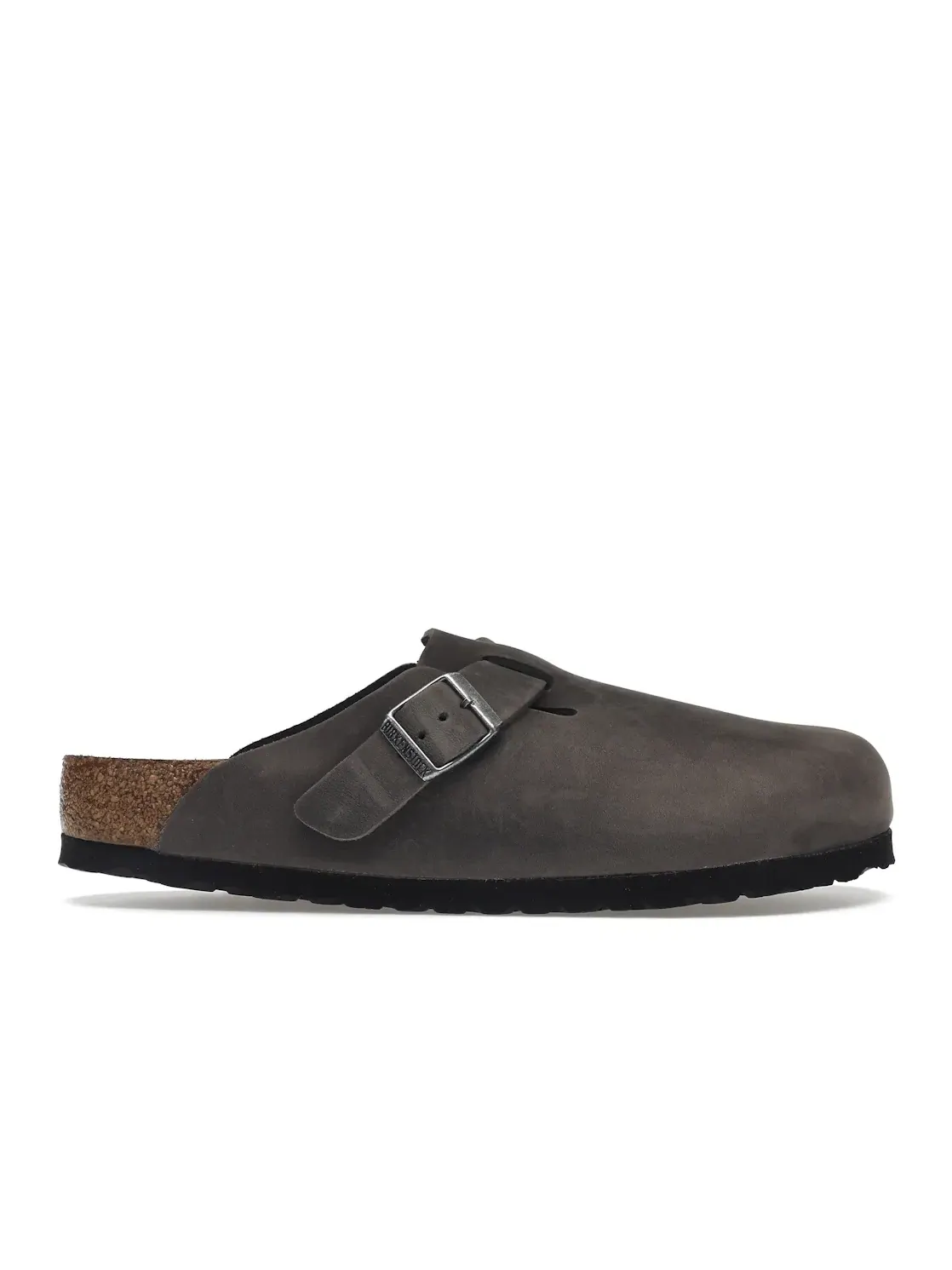 Женские клоги Birkenstock Boston Soft Footbed — изображение 1 из 4, серый