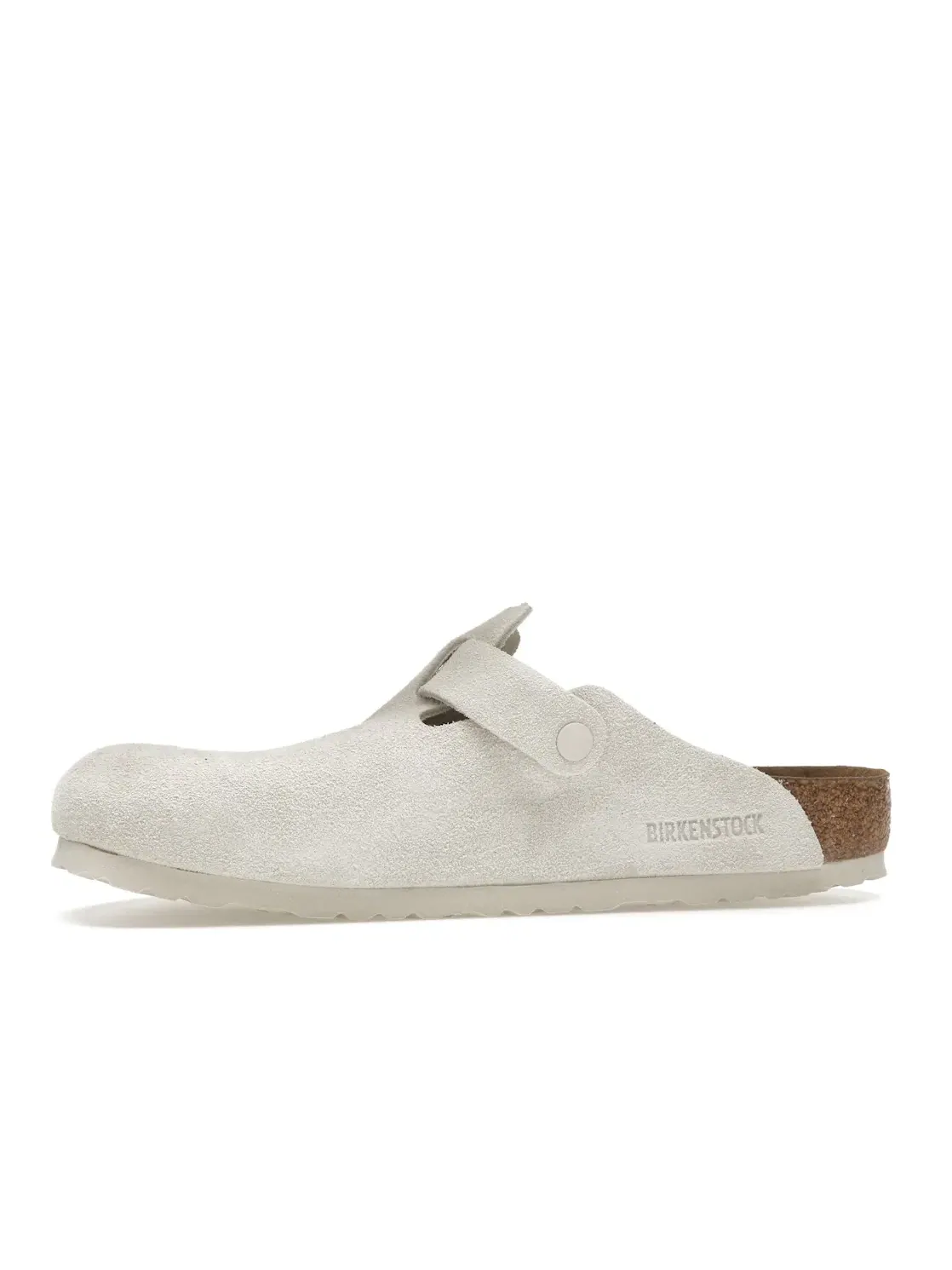 Женские сабо Биркенсток Boston Soft Footbed Birkenstock — изображение 3 из 4, белый