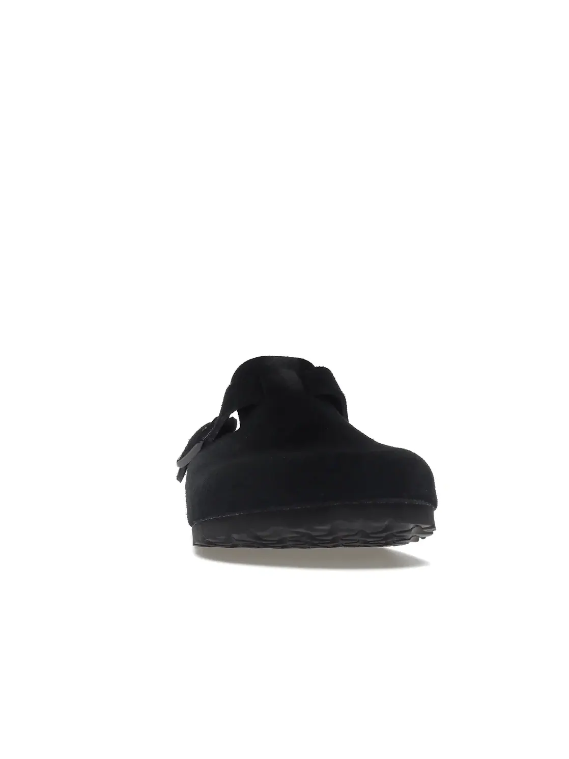Женские сабо-клоги Birkenstock Boston Soft Footbed Suede — изображение 2 из 4, черный