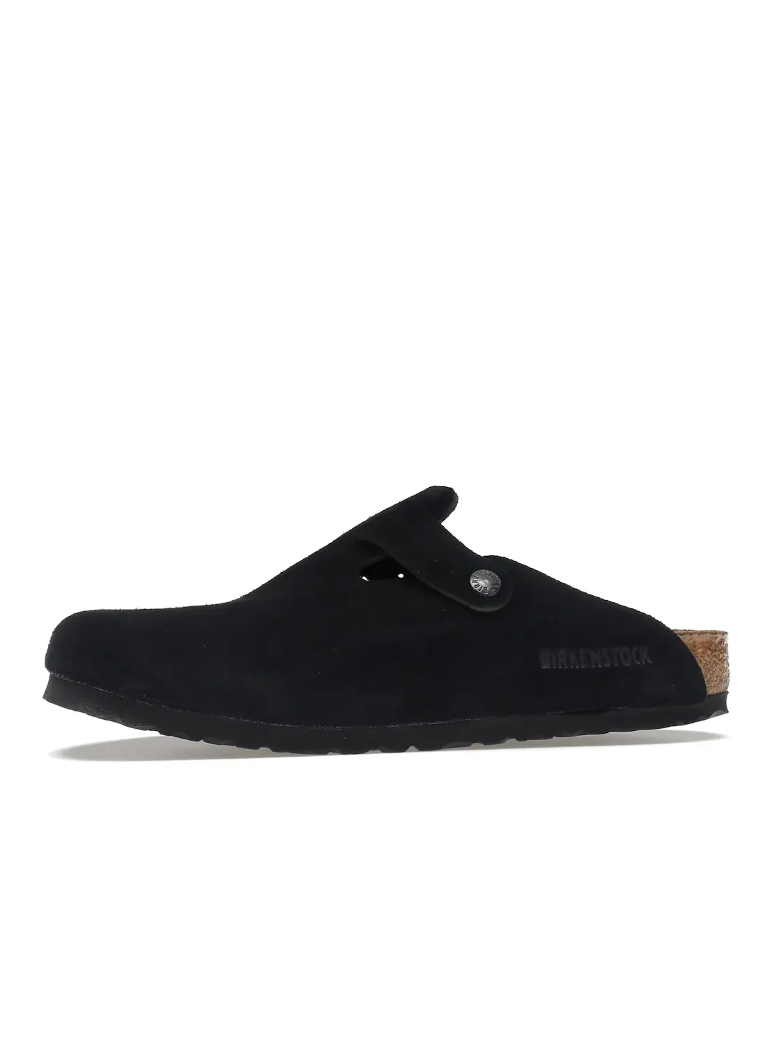 Женские сабо-клоги Birkenstock Boston Soft Footbed Suede — изображение 3 из 4, черный