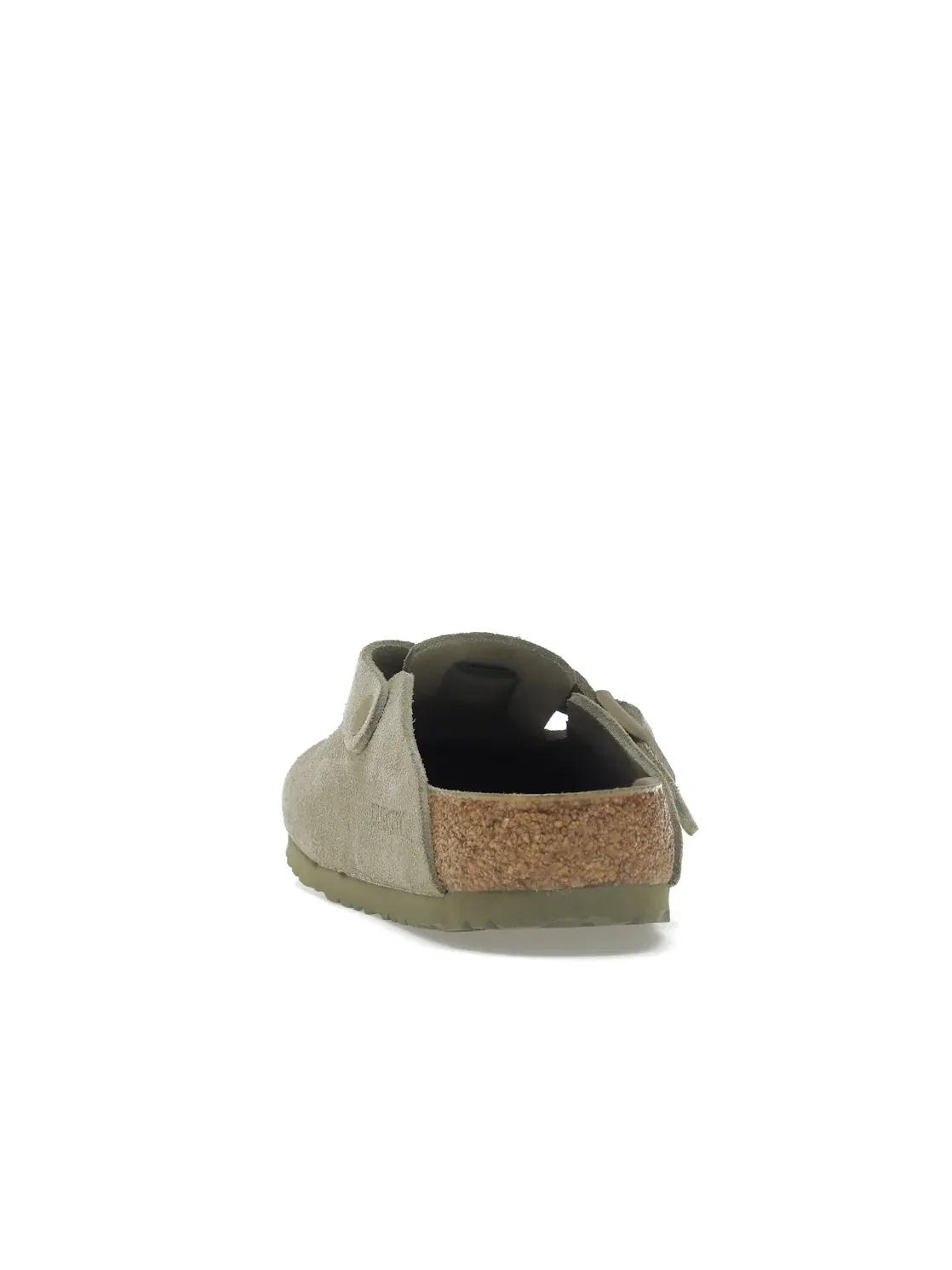 Женские клоги без каблука с регулируемым ремешком Birkenstock Boston Soft Footbed — изображение 4 из 4, хаки