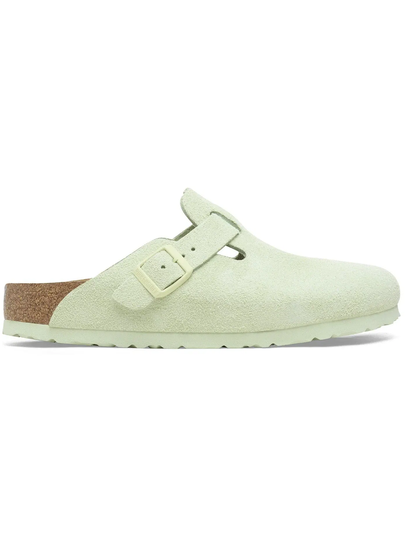Мужские сабо Birkenstock Boston Soft Footbed, Faded Lime