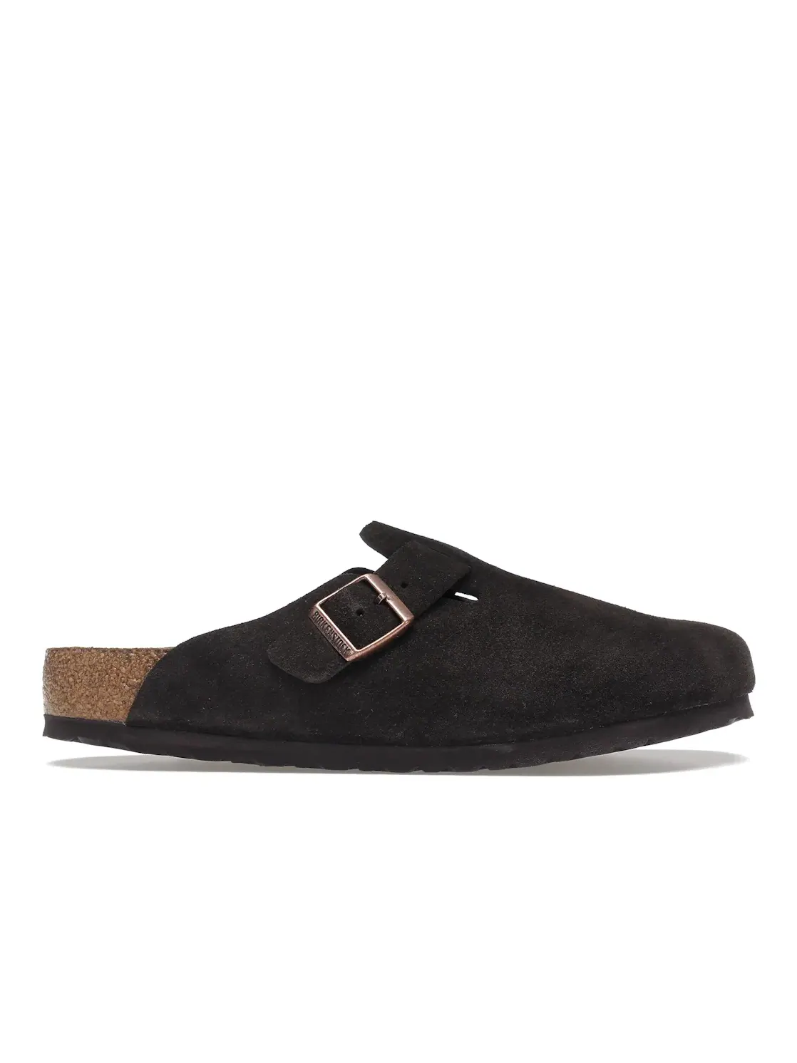 Унисекс сабо Birkenstock Boston Soft Footbed Suede — изображение 1 из 4, коричневый
