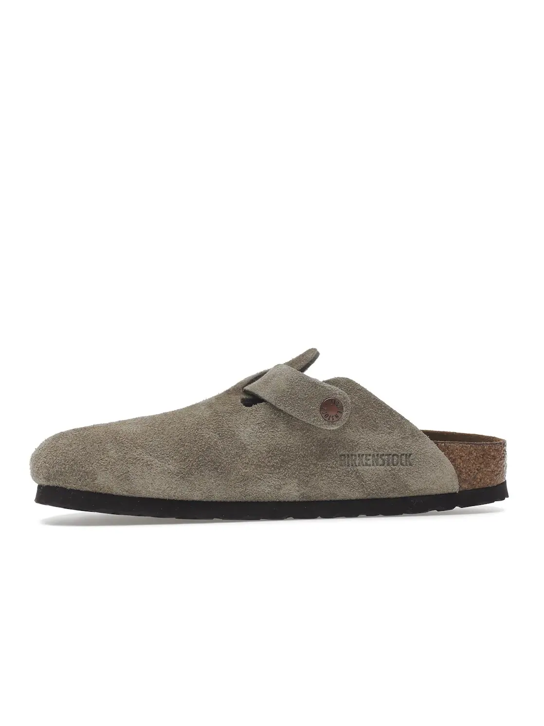 Мужские сабо Boston Soft Footbed Birkenstock, Suede Taupe — изображение 3 из 4