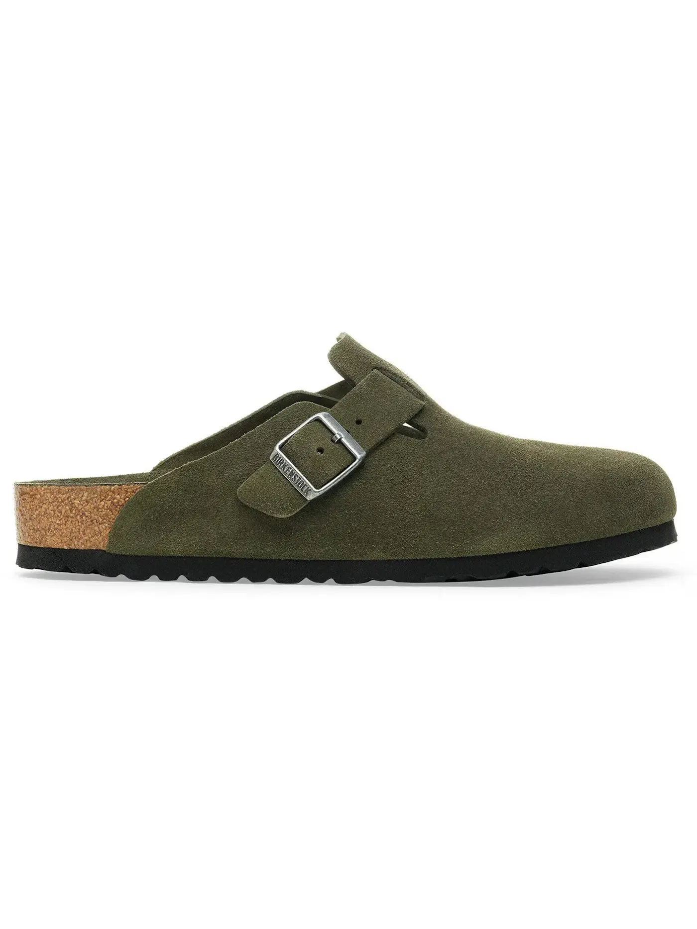 Мужские сандалии с закрытым носком Birkenstock Boston Soft Footbed, Thyme Tonal — изображение 1 из 1