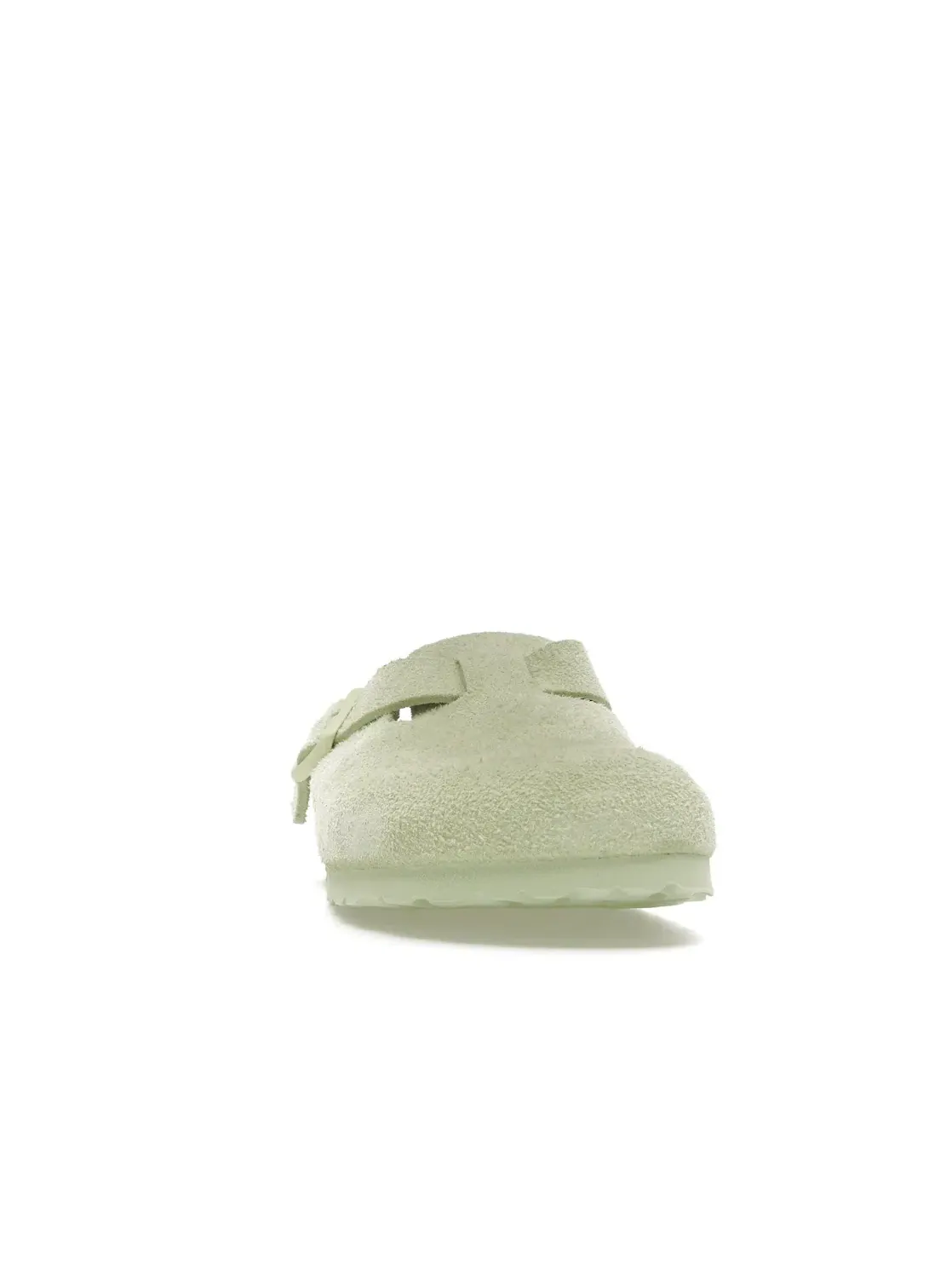 Мужские сандалии на липучке Birkenstock Boston Suede, Faded Lime — изображение 2 из 4