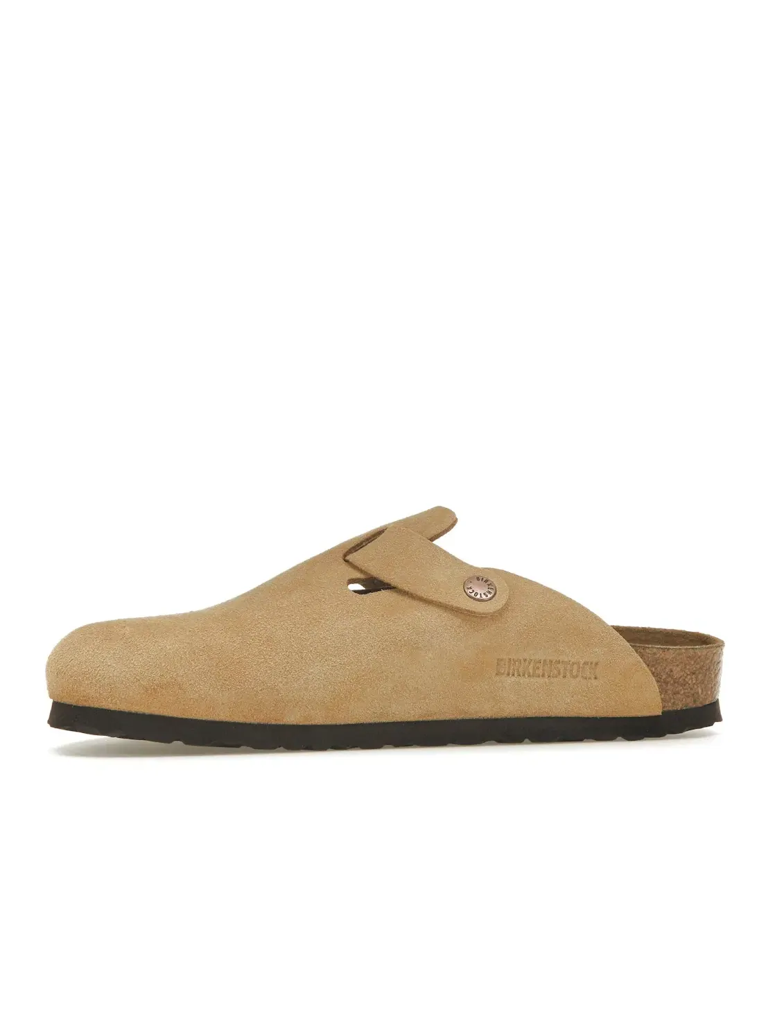 Мужские сабо Boston из замши Birkenstock — изображение 3 из 4, кремовый
