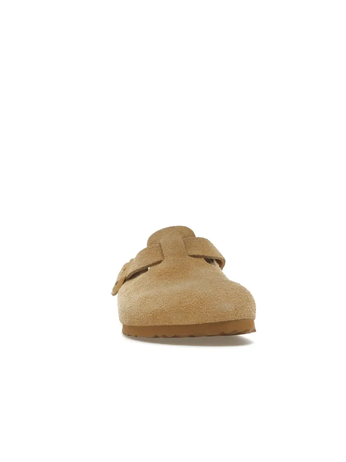 Мужские сандалии-сабо из замши модель Boston Suede Birkenstock — изображение 2 из 4, кремовый