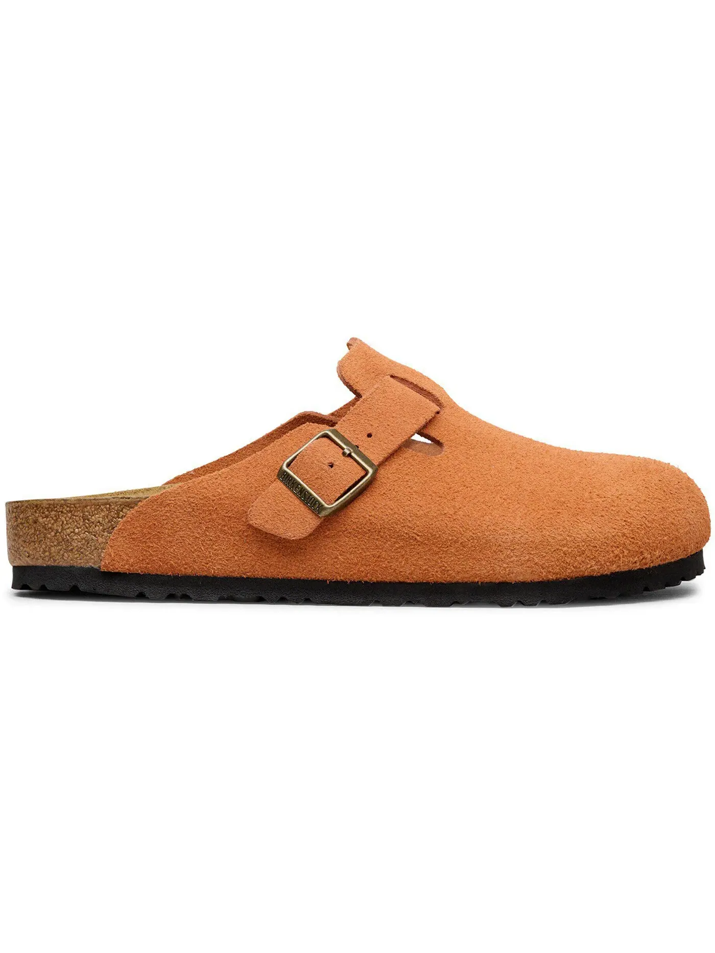 Мужские клоги Boston из замши Dark Rust Birkenstock