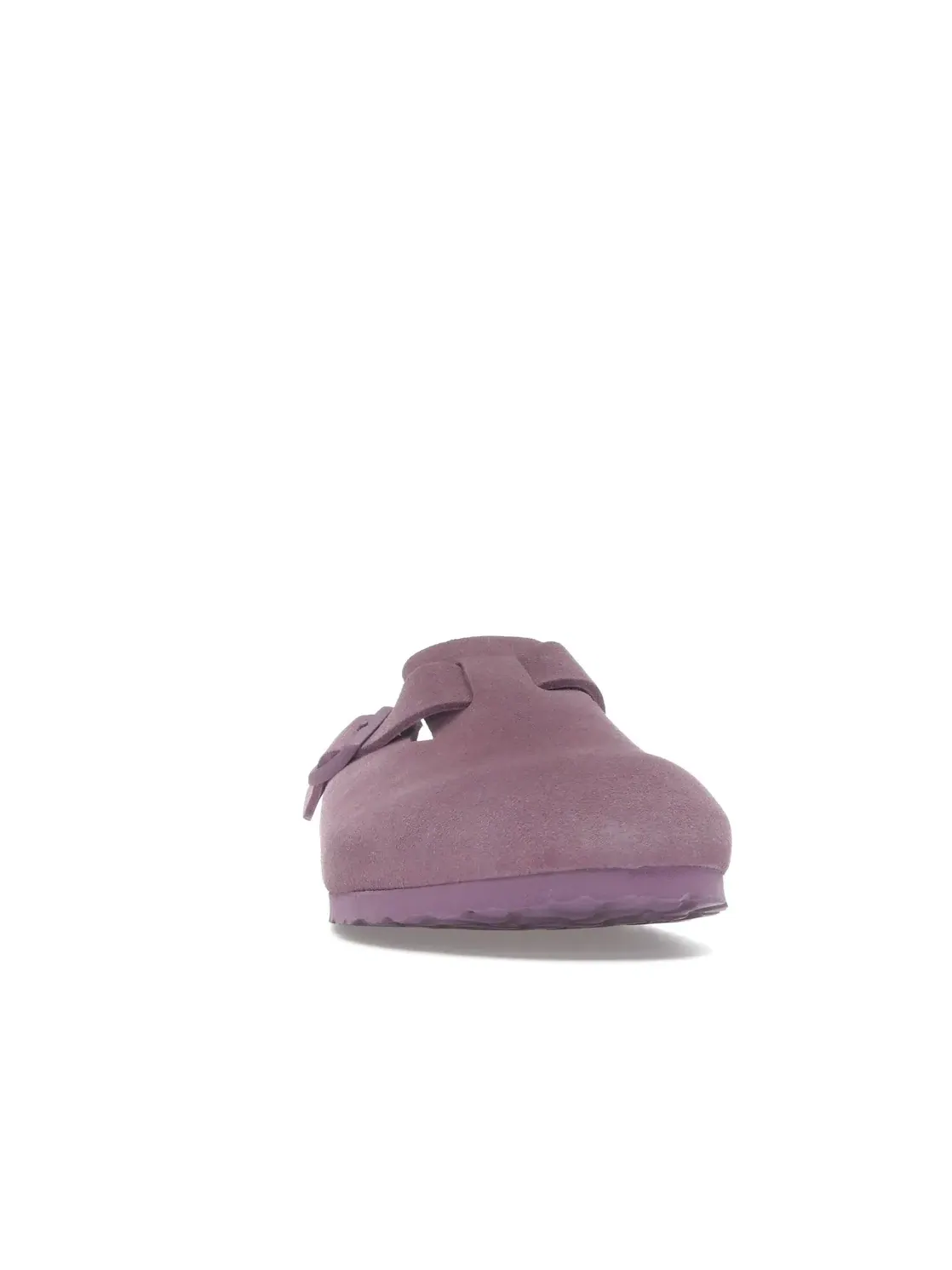 Мужские сандалии с закрытым носом Birkenstock Boston Suede Leather — изображение 2 из 4, сирень
