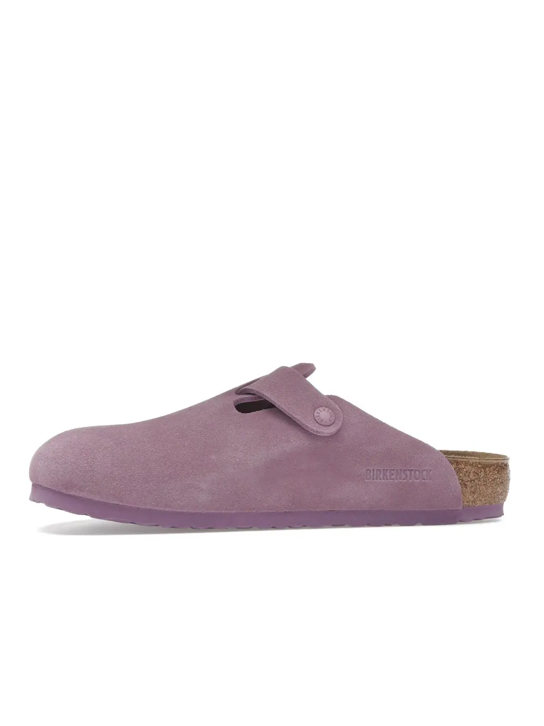 Мужские сандалии с закрытым носом Birkenstock Boston Suede Leather — изображение 3 из 4, сирень